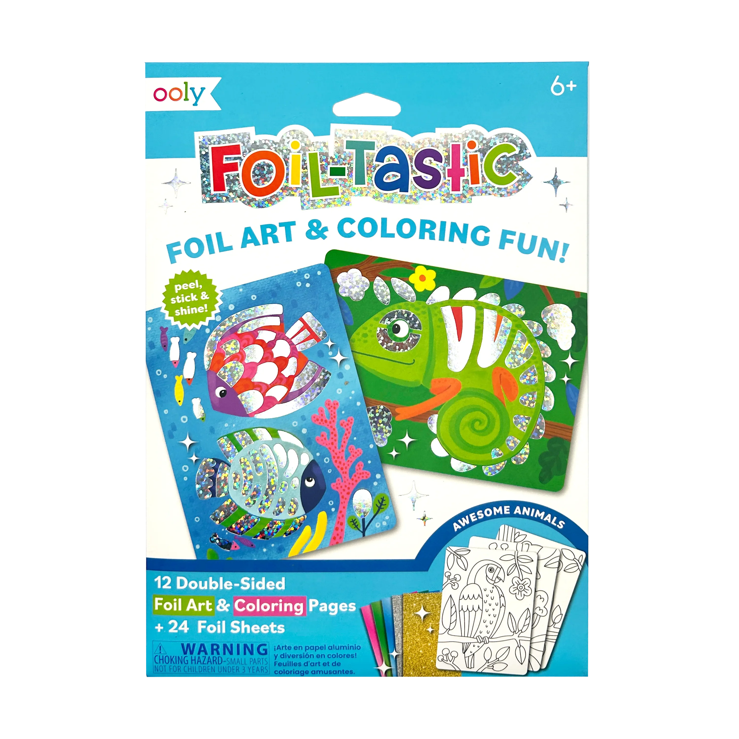 Ooly - foil-tastic folie art - awesome animals