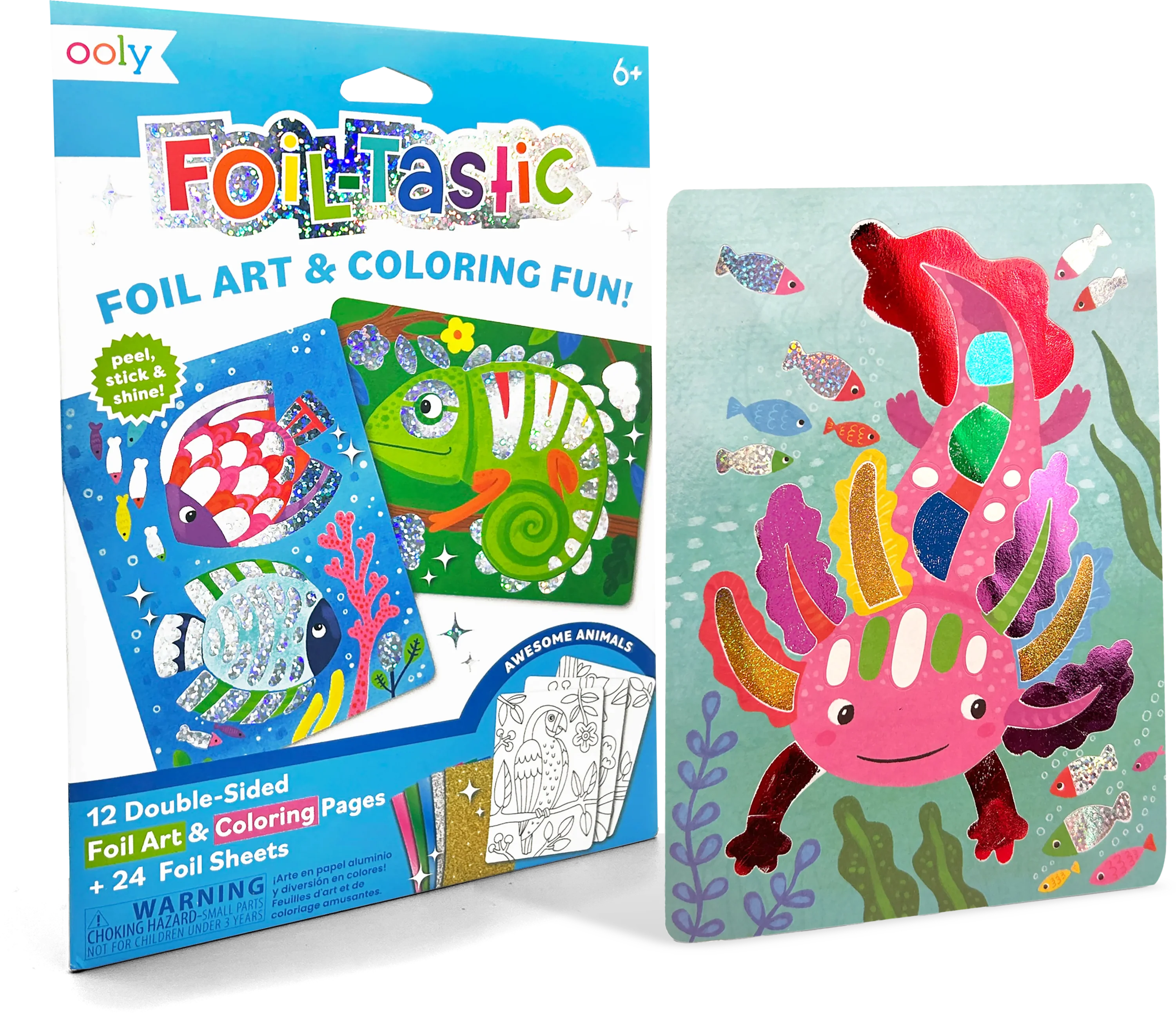 Ooly - foil-tastic folie art - awesome animals