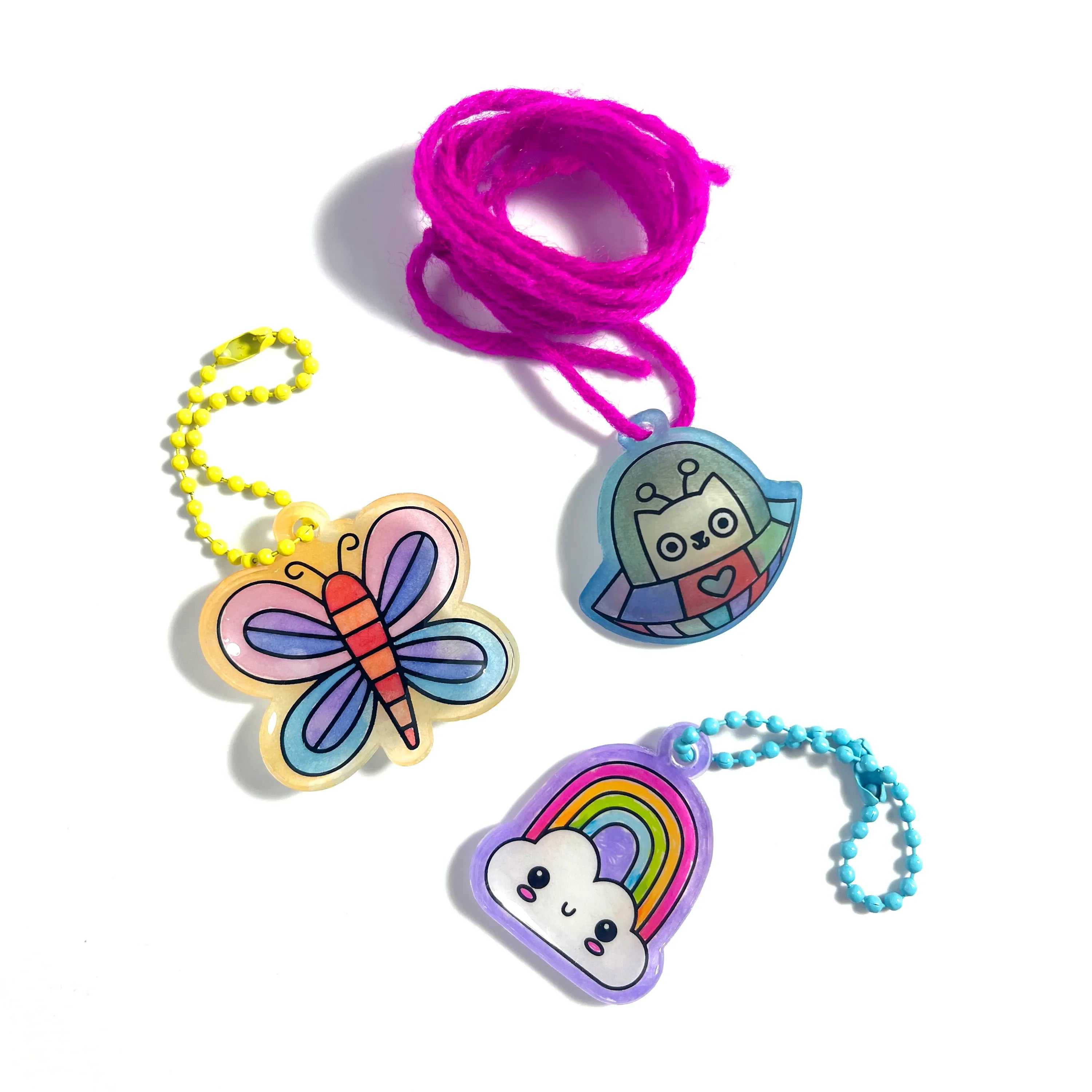 Ooly - DIY shrink it art - cute crew