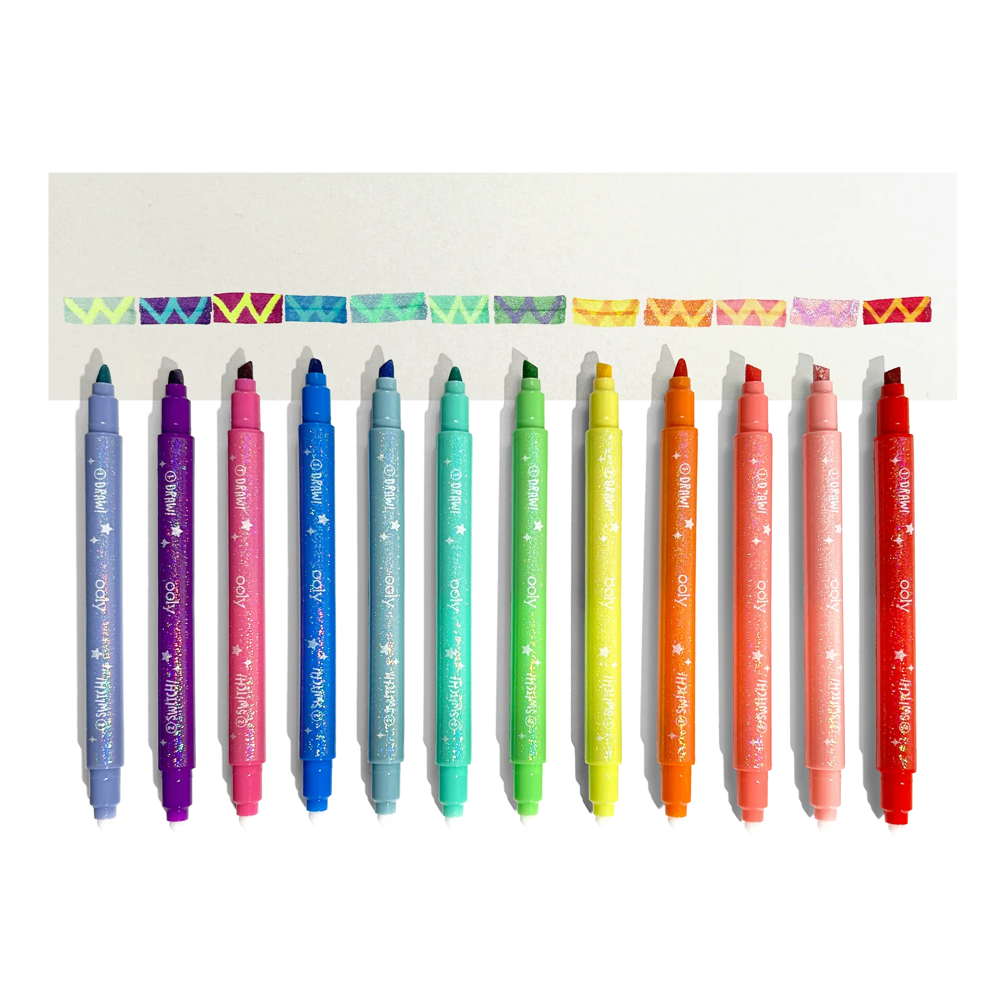 Ooly - sparkle glittery color changing markers