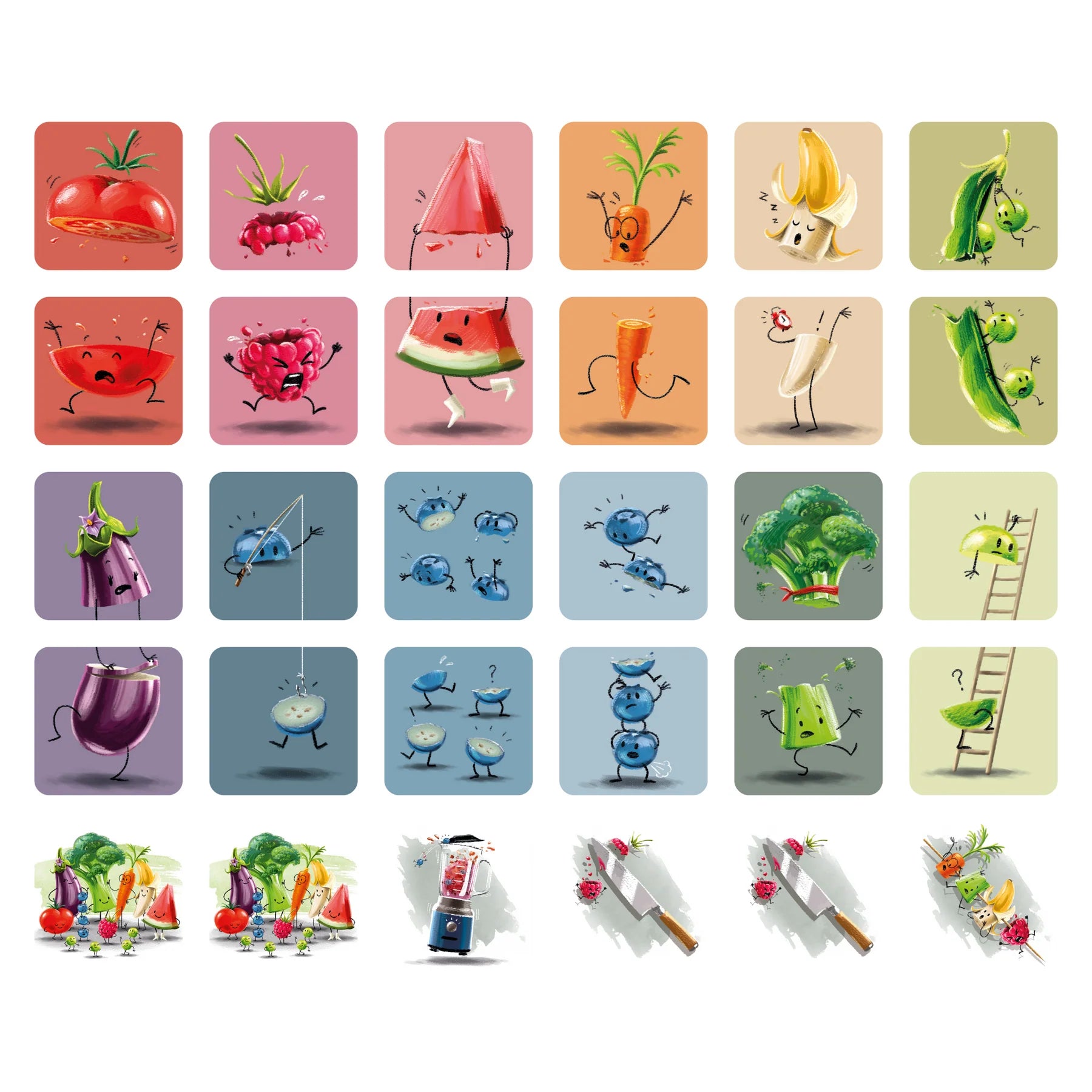 Höngry - spel - banana split memory