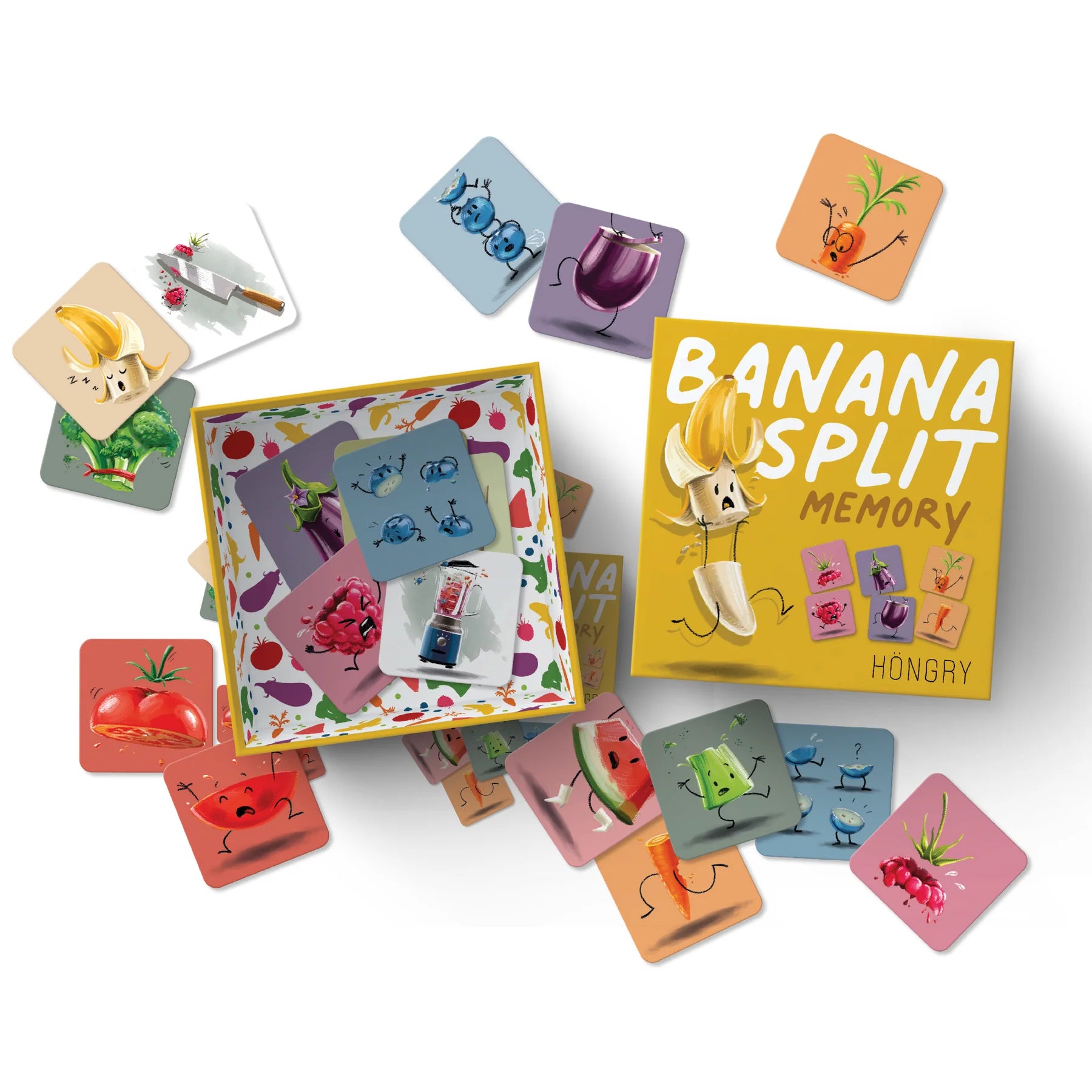 Höngry - spel - banana split memory