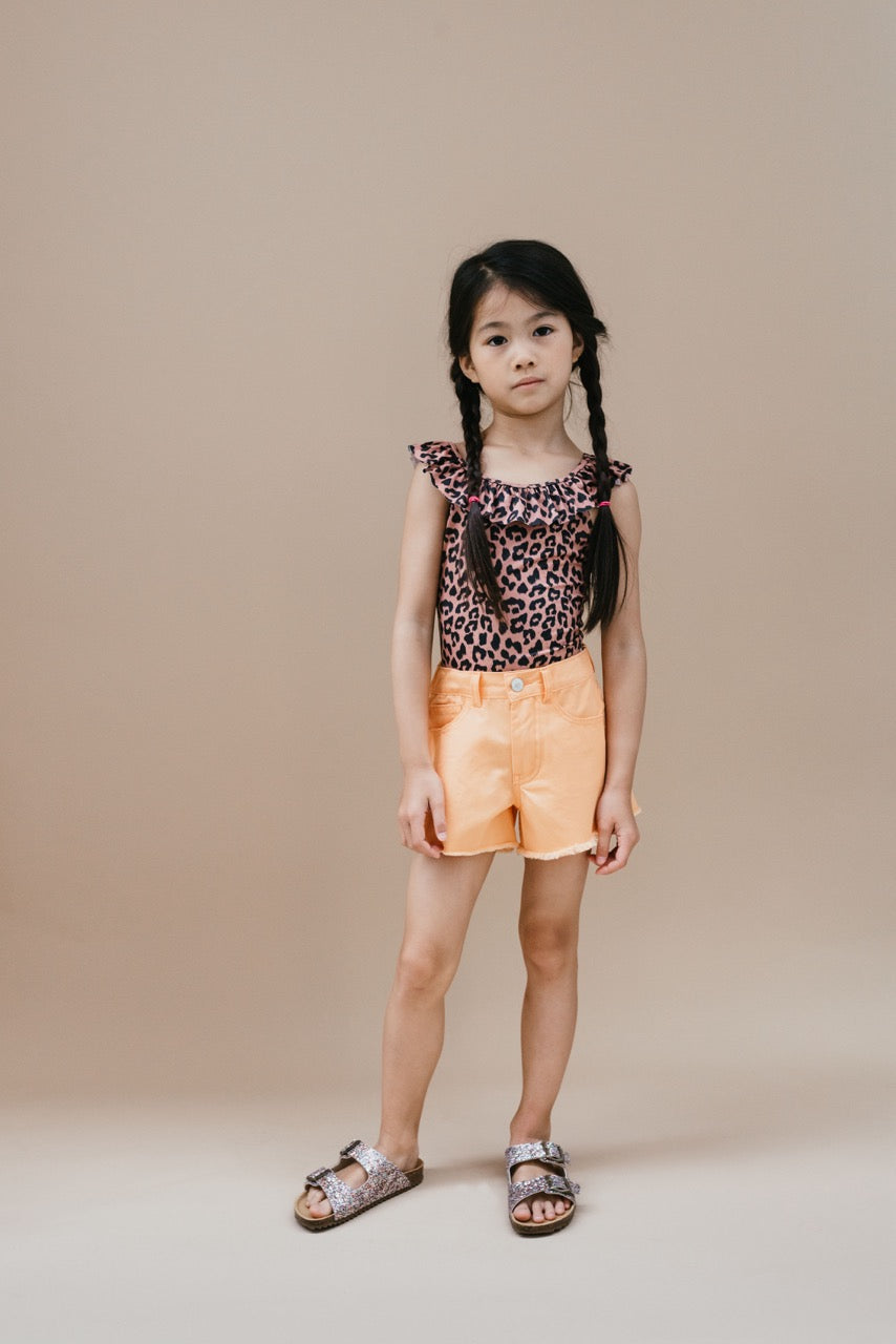 Petit Blush - peachy short - smock orange