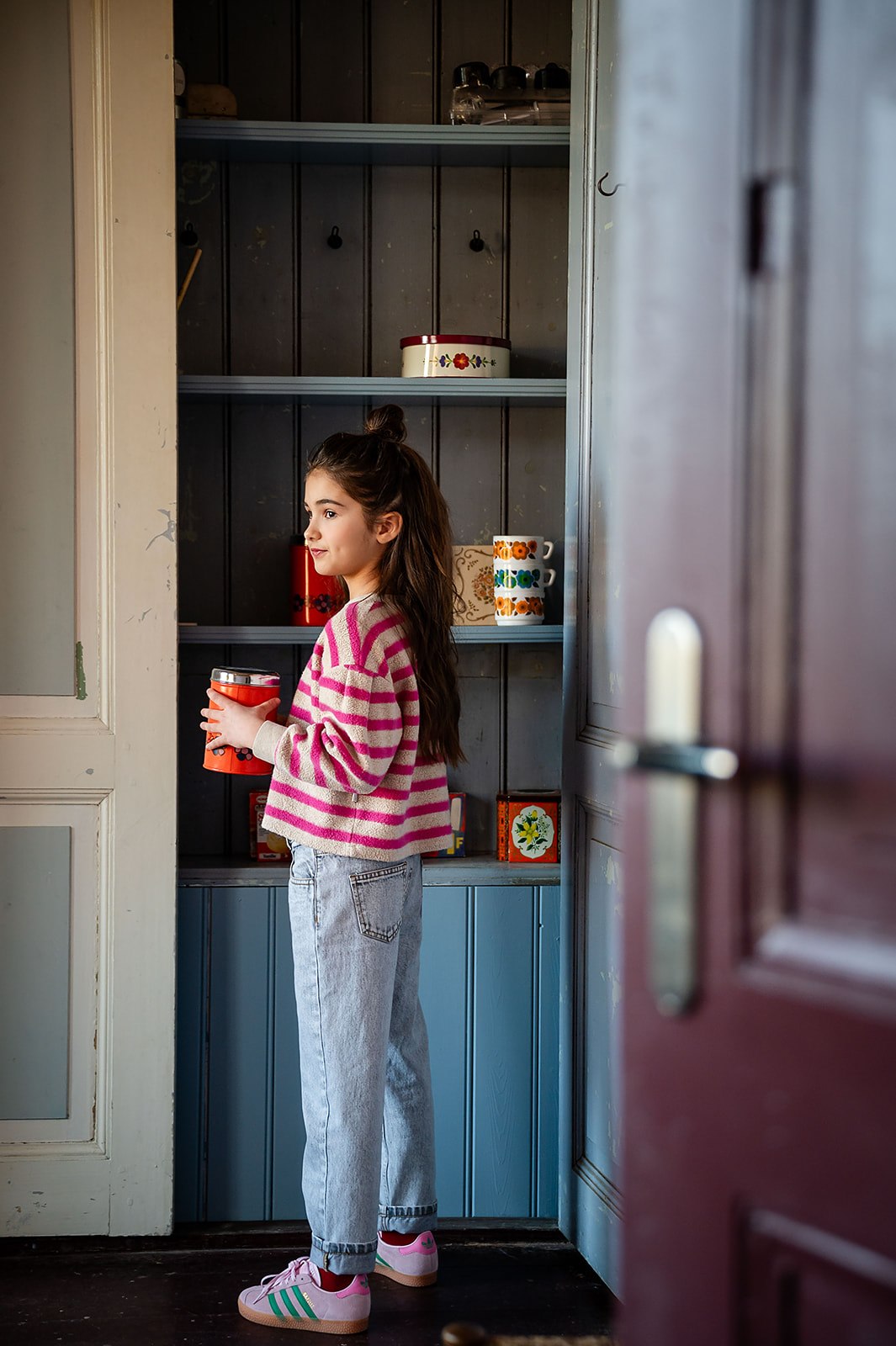 Petit Blush - baggy fit jeans - washed grey