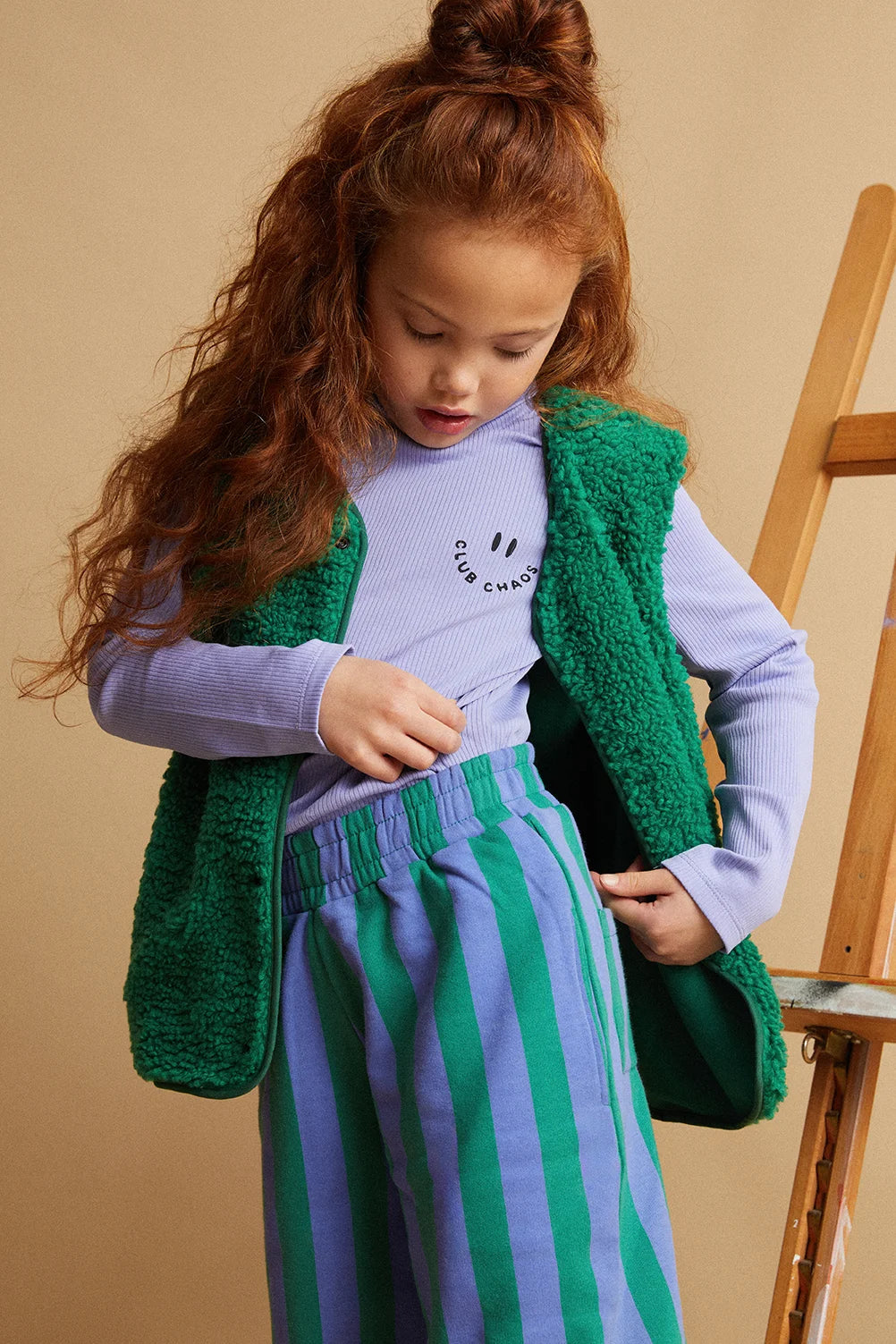 Sproet & Sprout - rib turtle neck purple - crayon cloud