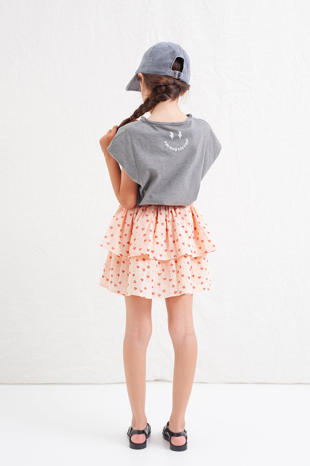 Tocoto Vintage - rock & live sleeveless t-shirt - dark grey