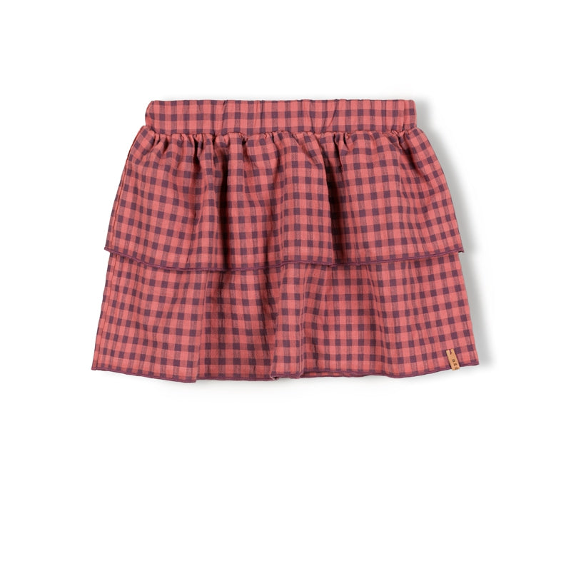 Nixnut - ply skirt - spice checkered