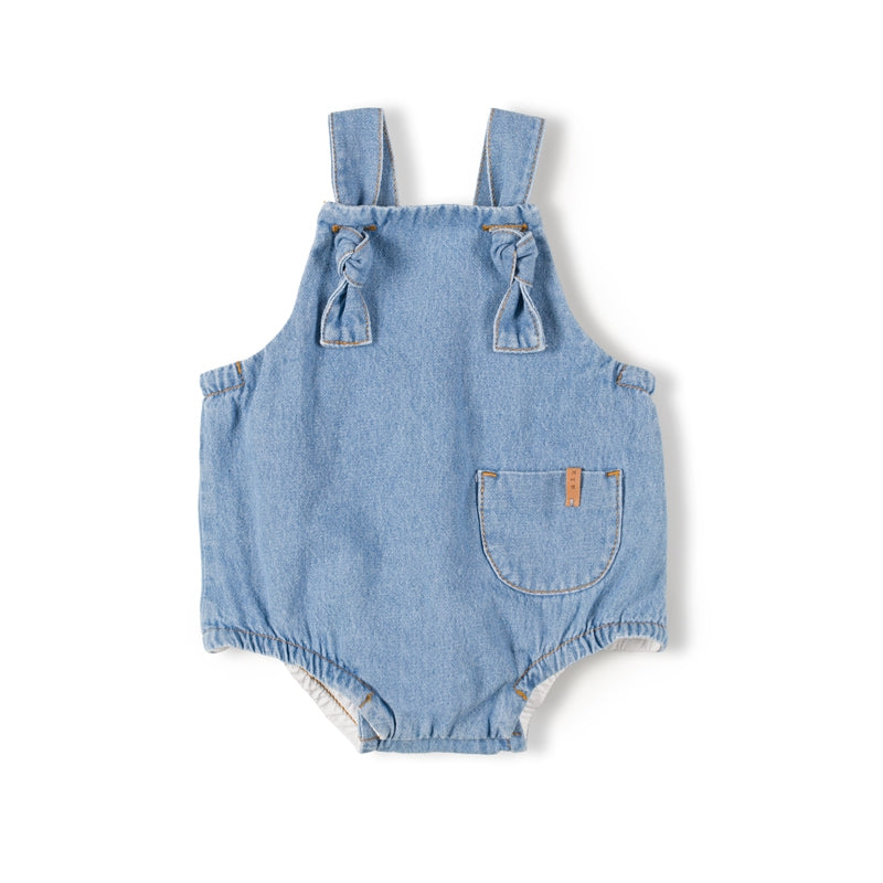 Nixnut - baby knot salopette - jeans