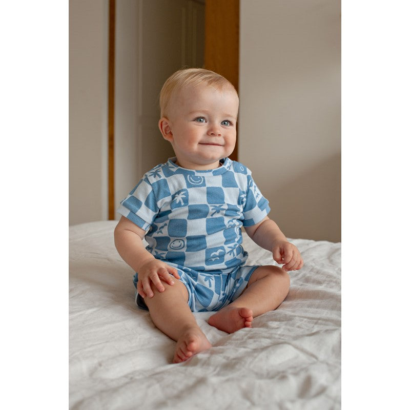 Feetje - summer pyjama - chase check