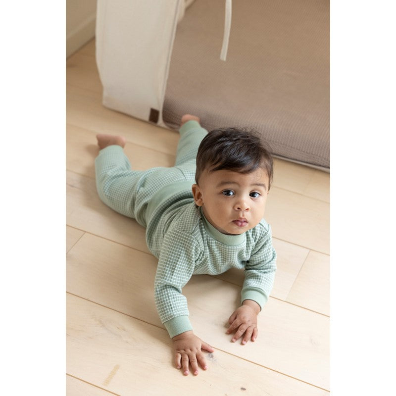 Feetje - pyjama - groen melange