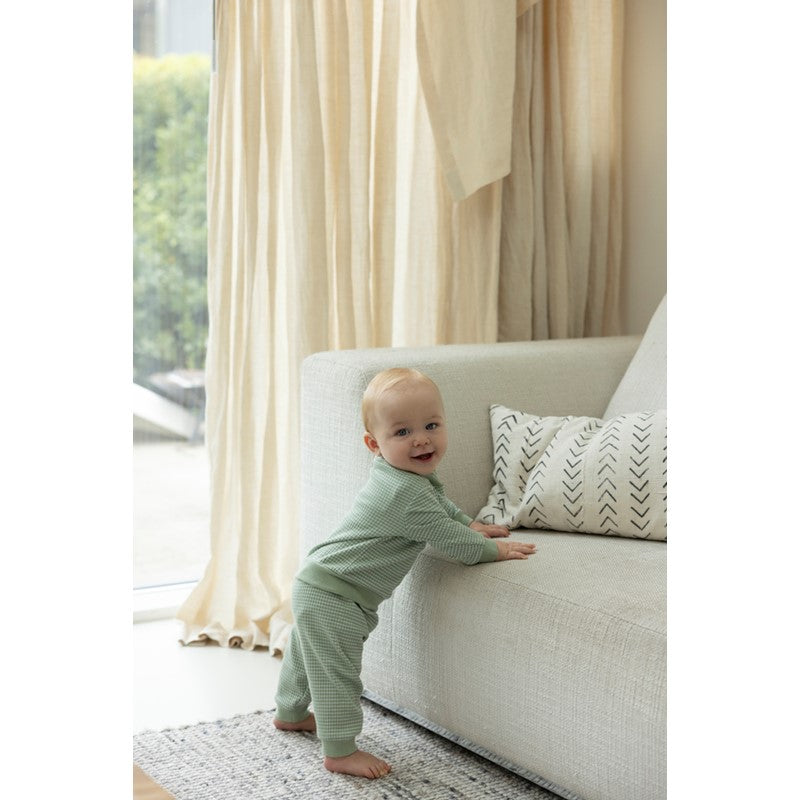 Feetje - pyjama - groen melange