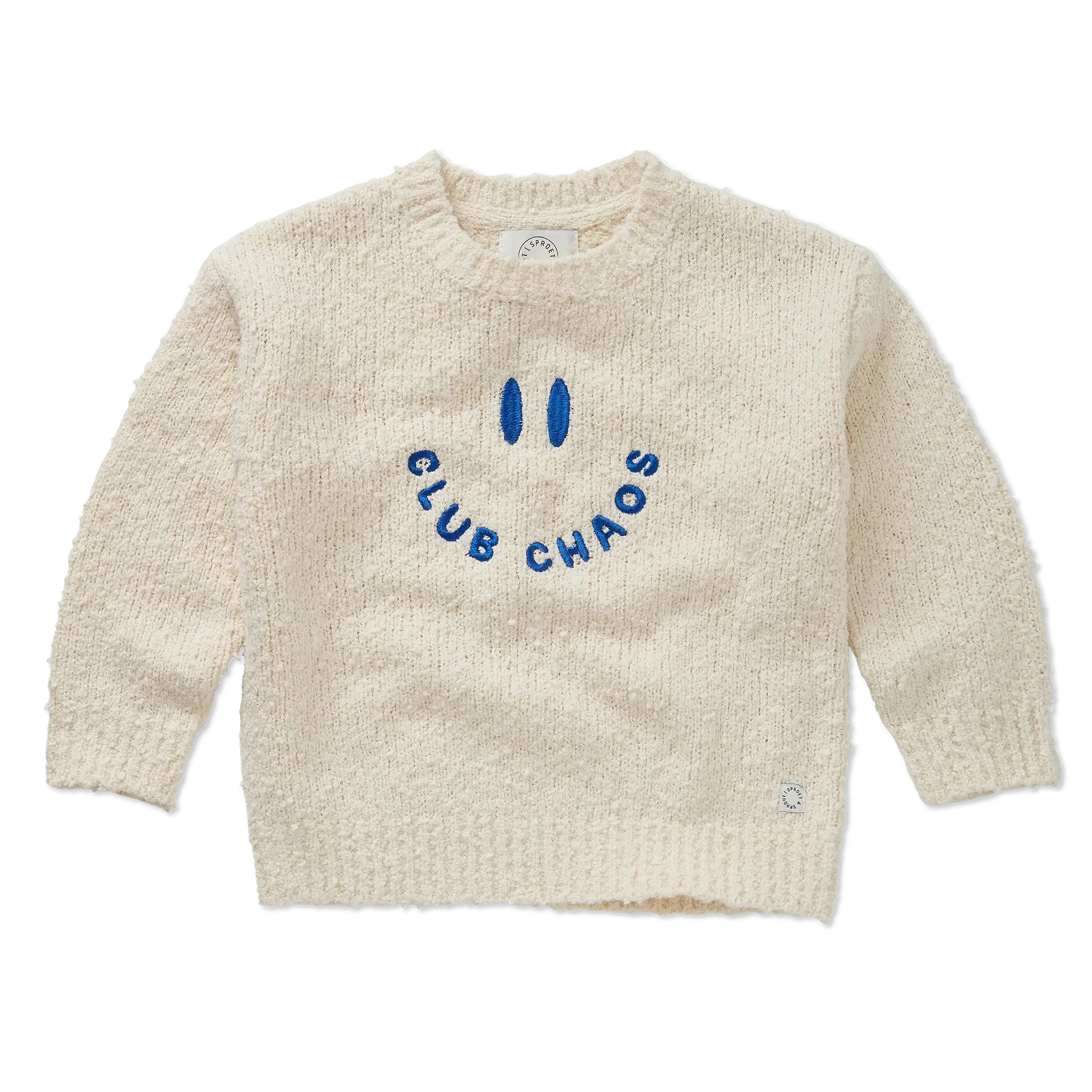 Sproet & Sprout - sweater boucle club chaos - ivory melee