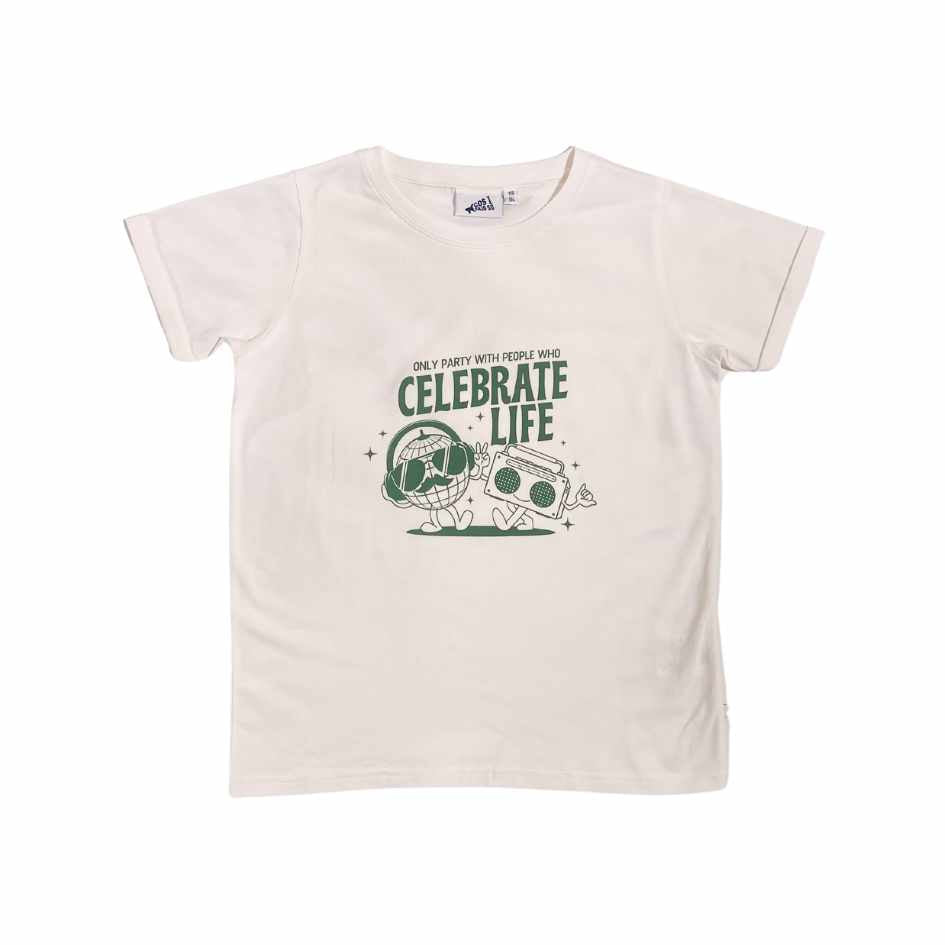 Cos I Said So - t-shirt celebrate life - white