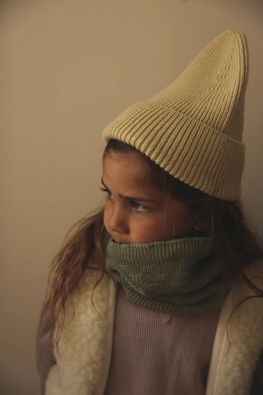 Hvid - tube scarf - artichoke