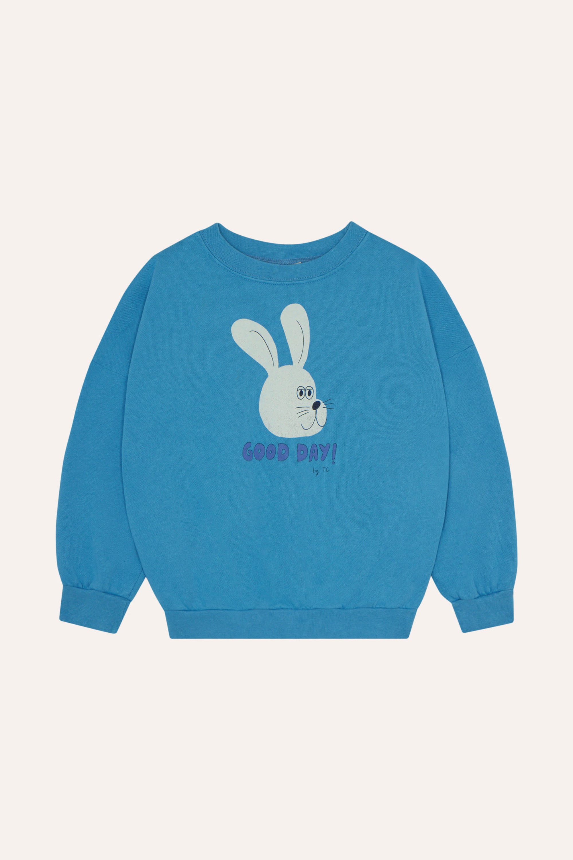 The Campamento - rabbit blue sweatshirt - light blue