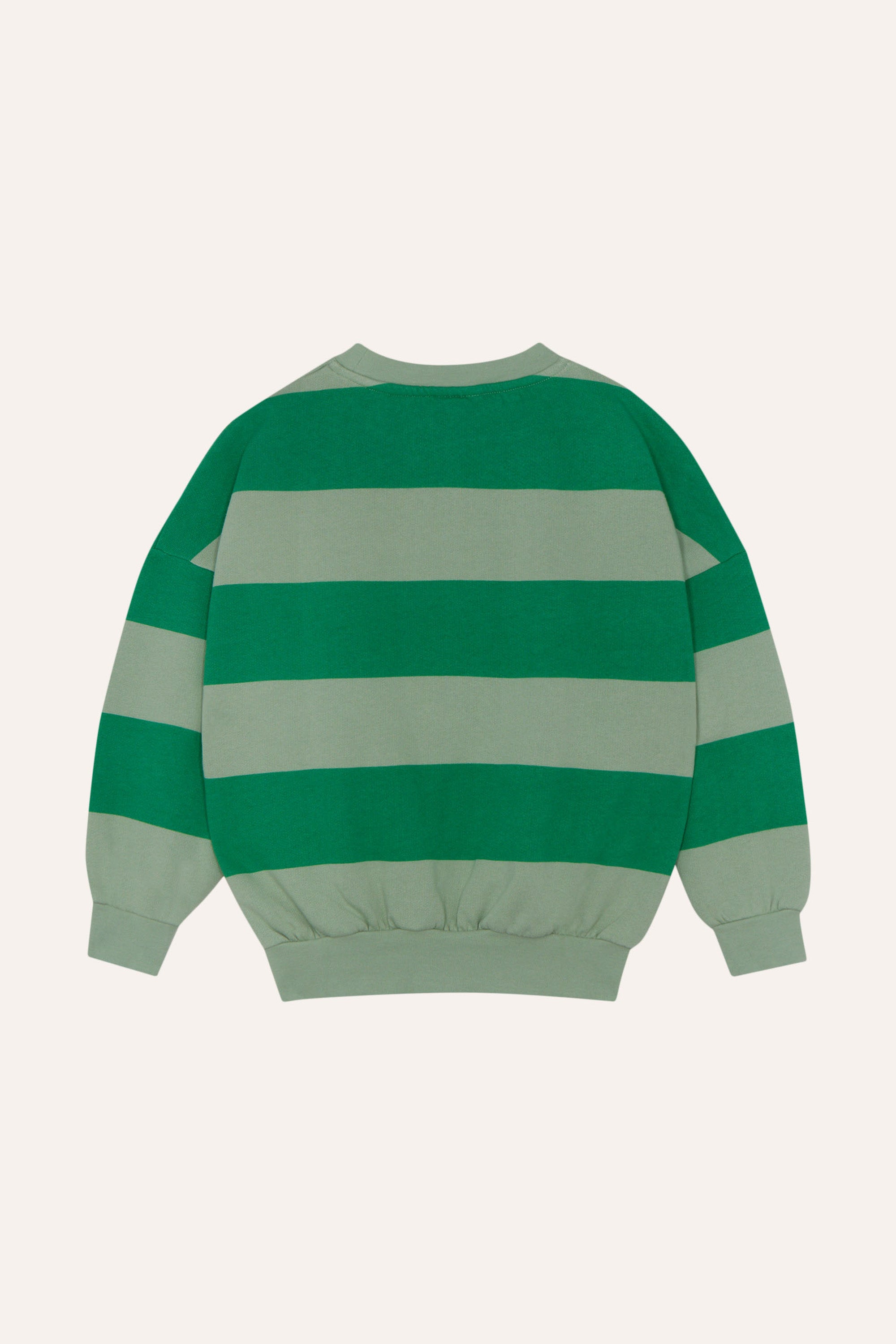 The Campamento - green stripes sweatshirt - green