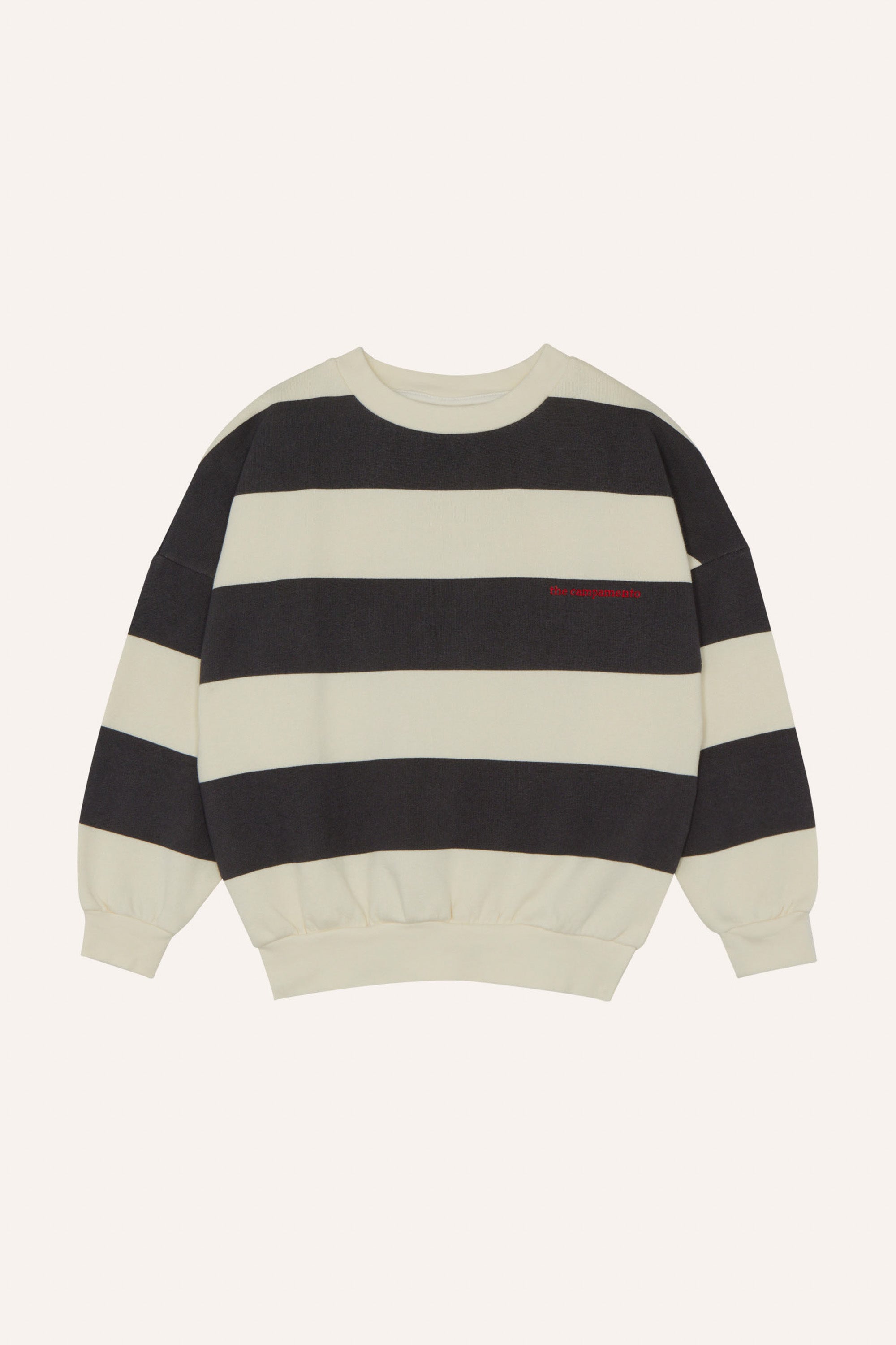 The Campamento - grey stripes sweatshirt