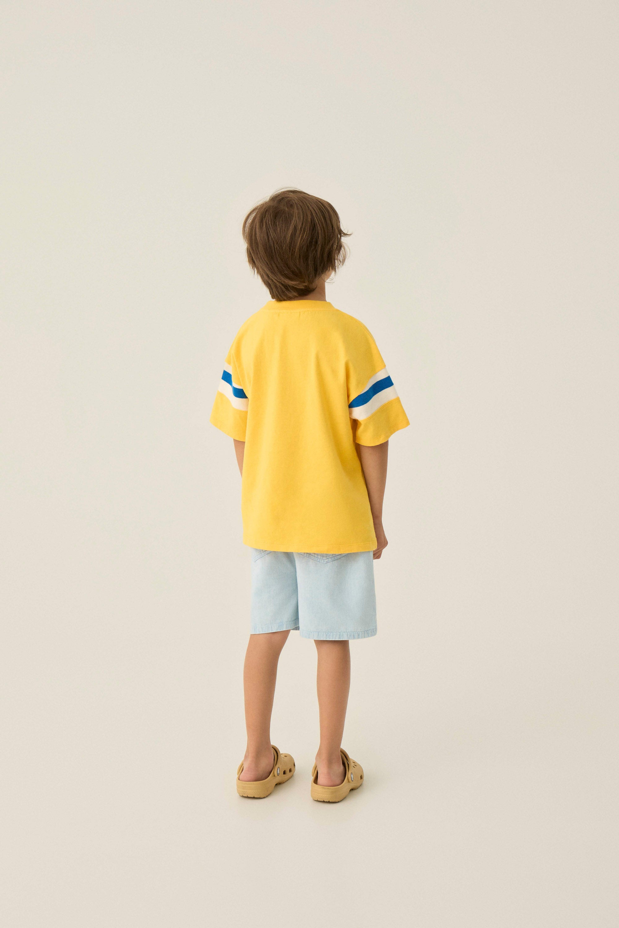 The Campamento - bicolor band yellow tshirt - yellow