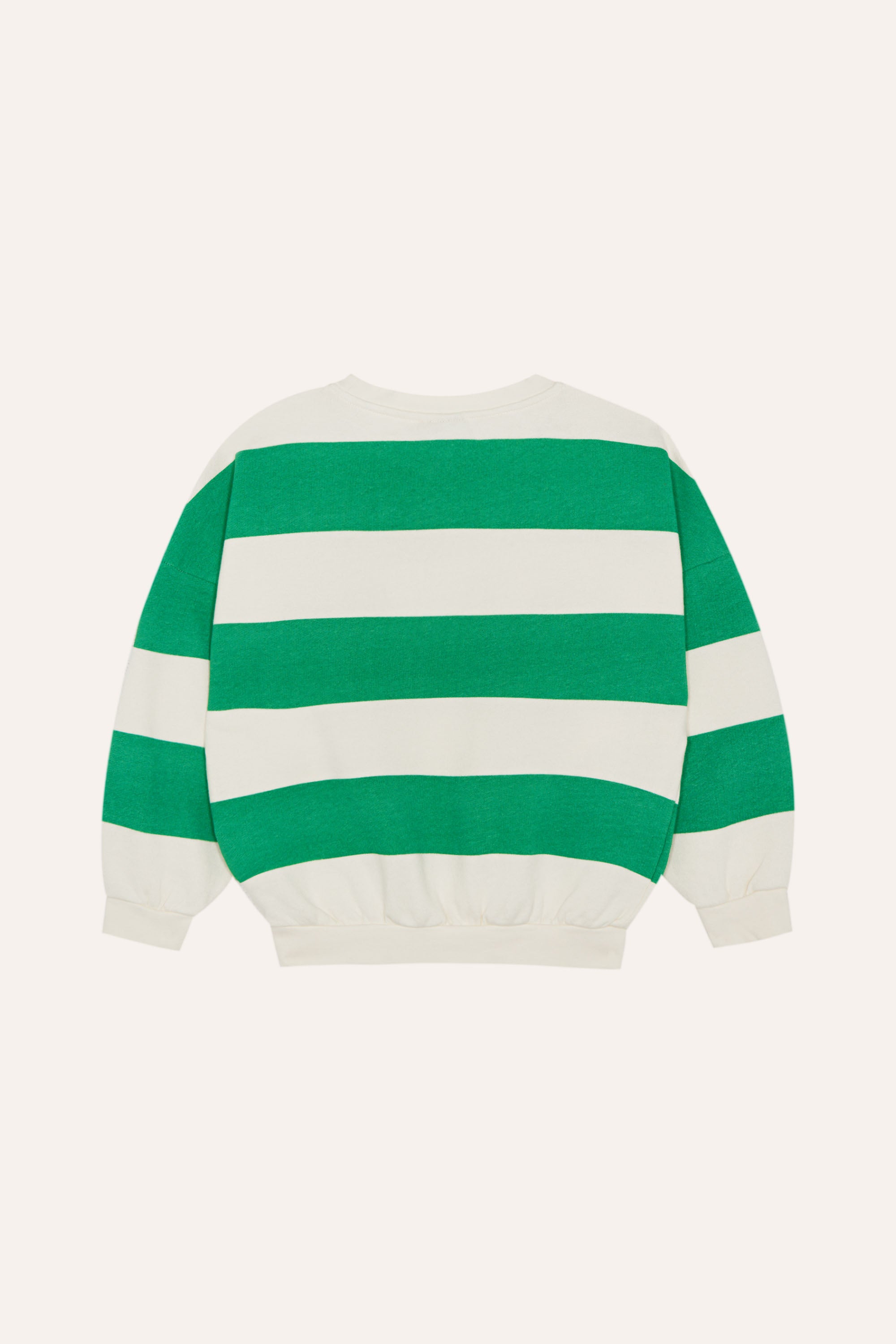 The Campamento - green stripes sweatshirt - green
