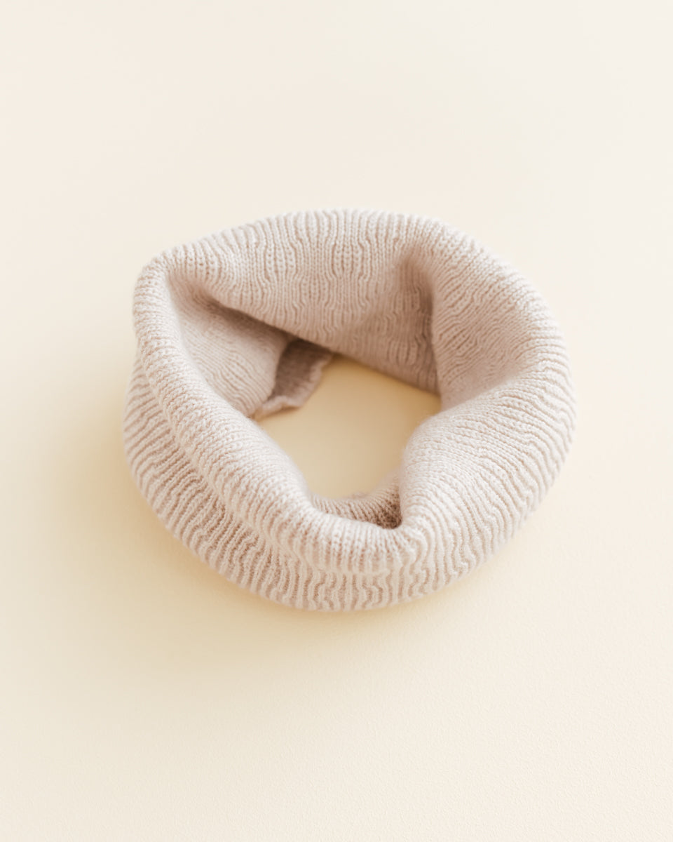 Hvid - tube scarf - cream