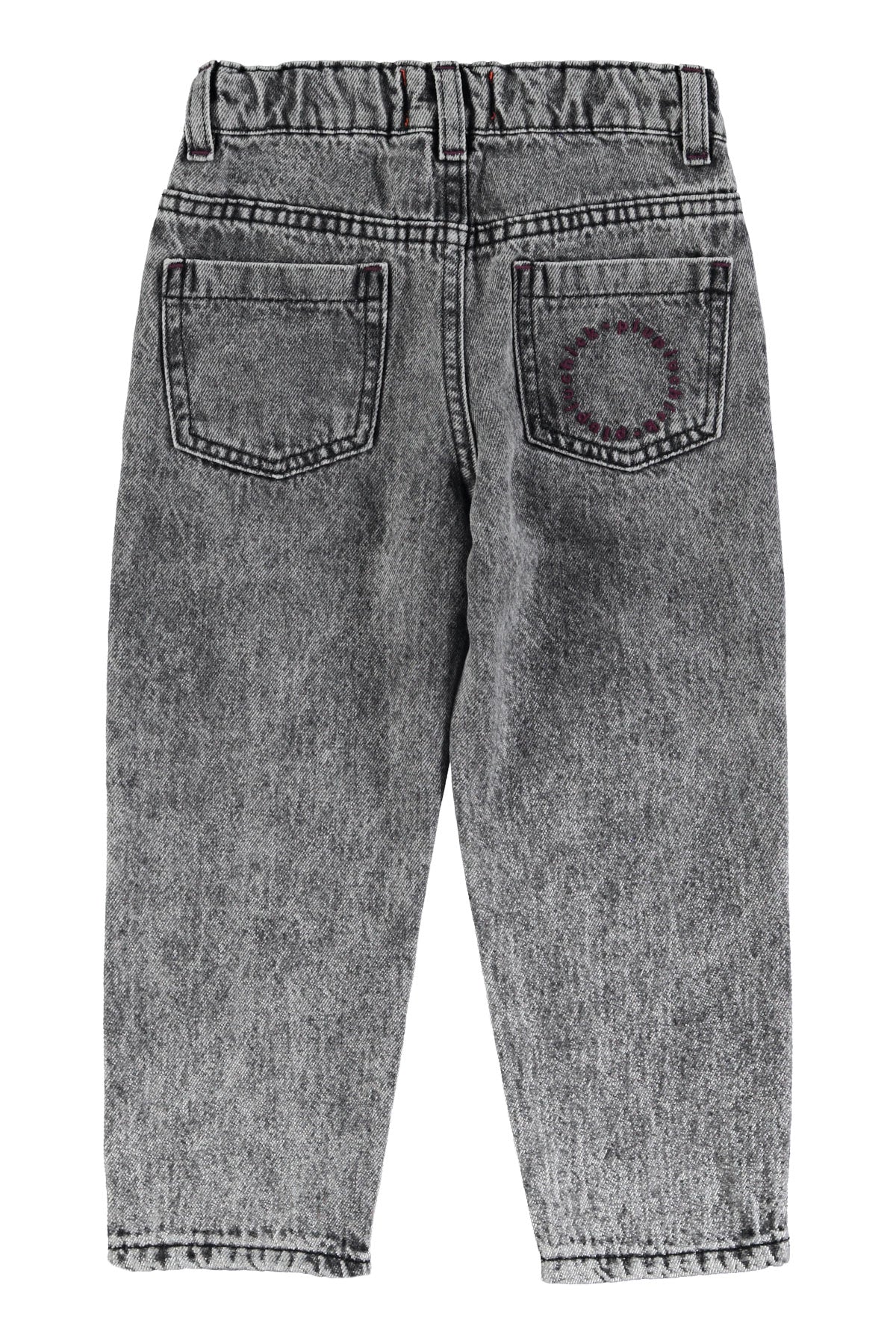 Piupiuchick - unisex trousers - washed black denim