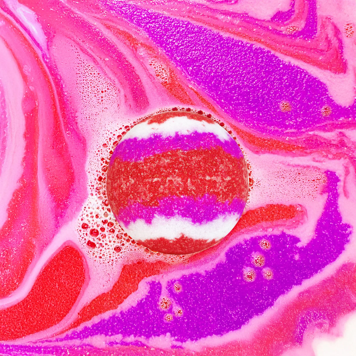 Inuwet - bath bomb - aardbei