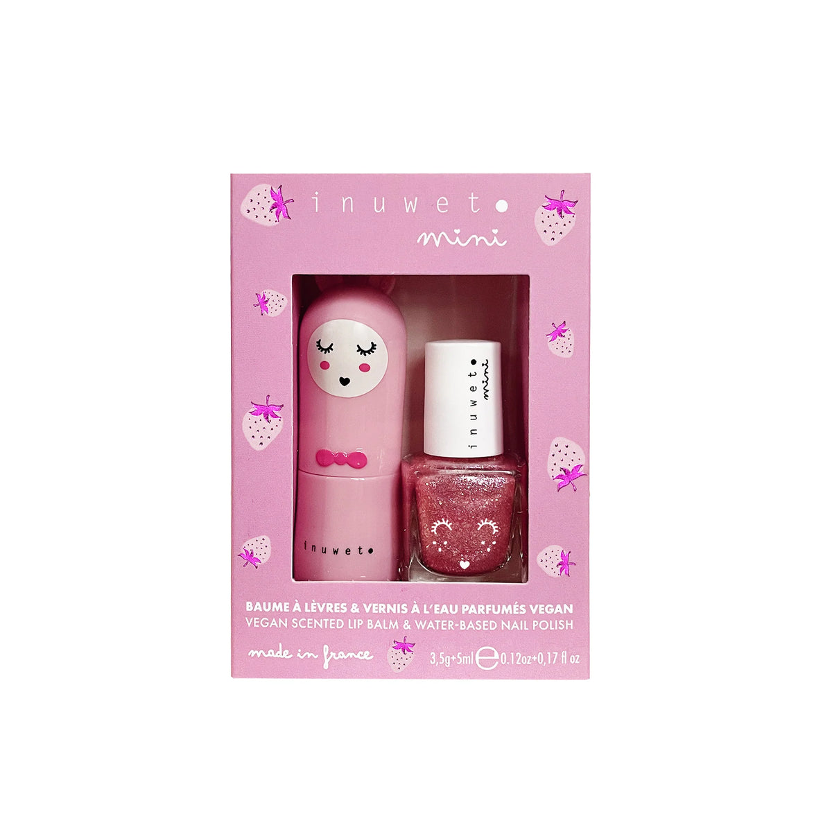 Inuwet - duo gift set - aardbei
