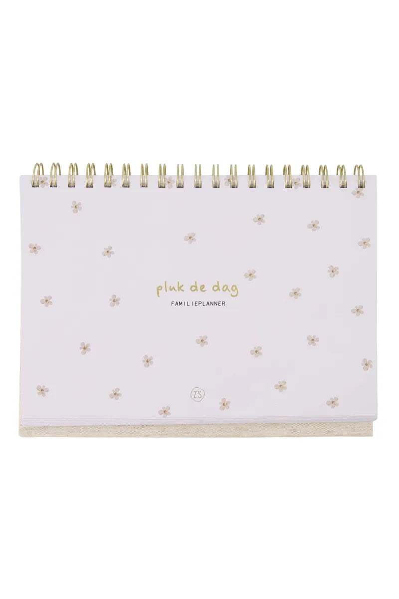 Zusss - familieplanner pluk de dag wit/goud