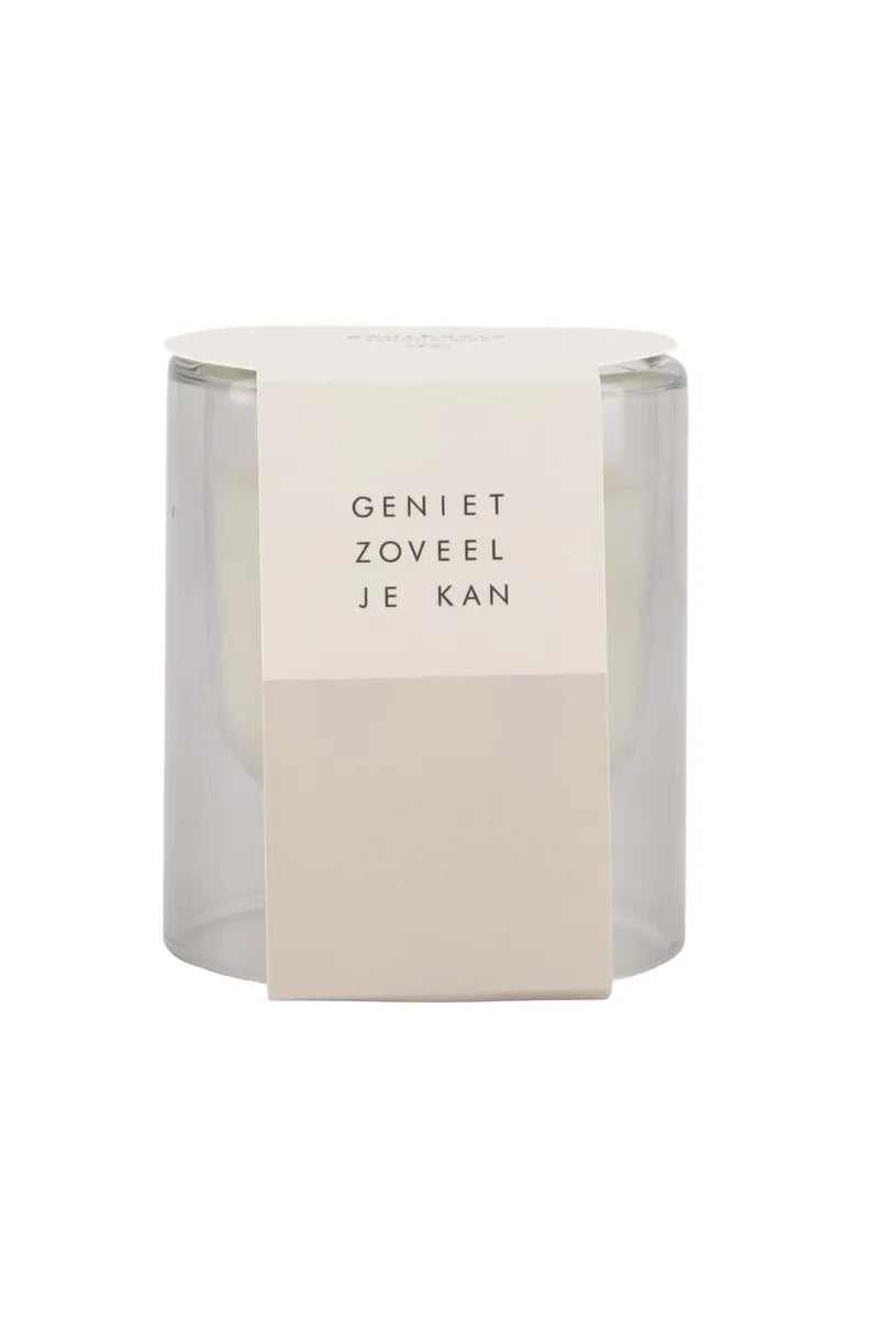 Zusss - geurkaars glas S