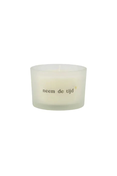 Zusss - geurkaars in wikkel neem de tijd