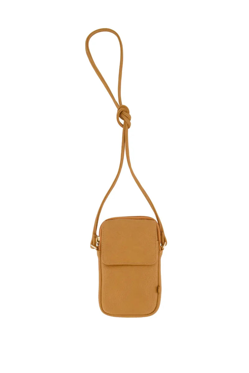 Zusss - telefoontasje vega leer - camel