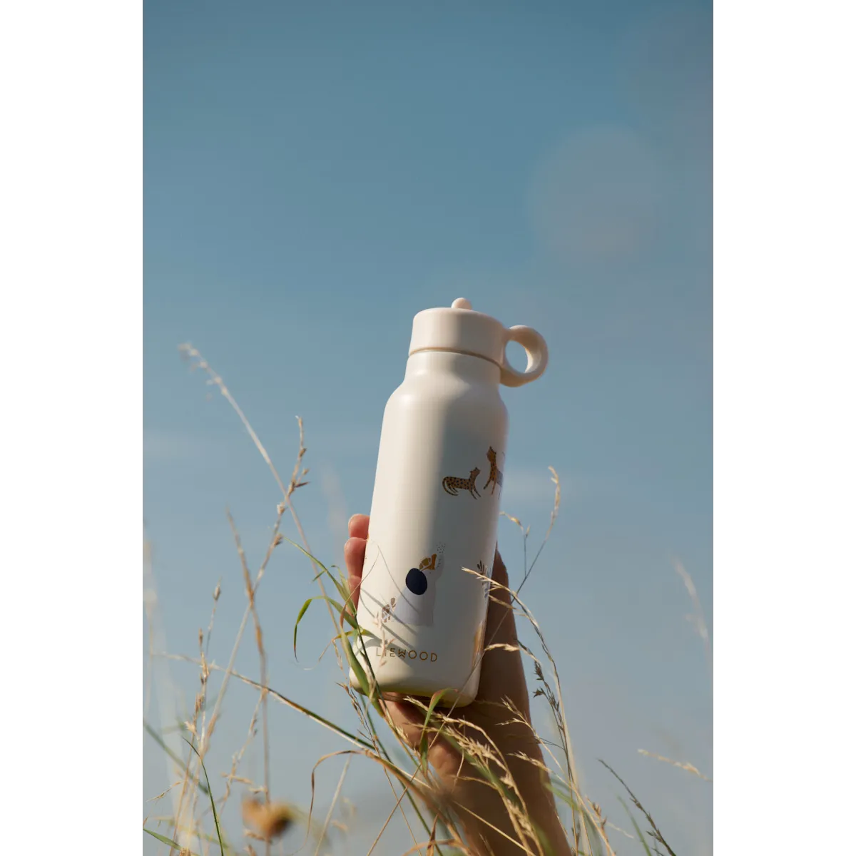 Liewood - falk water bottle - all together / sandy