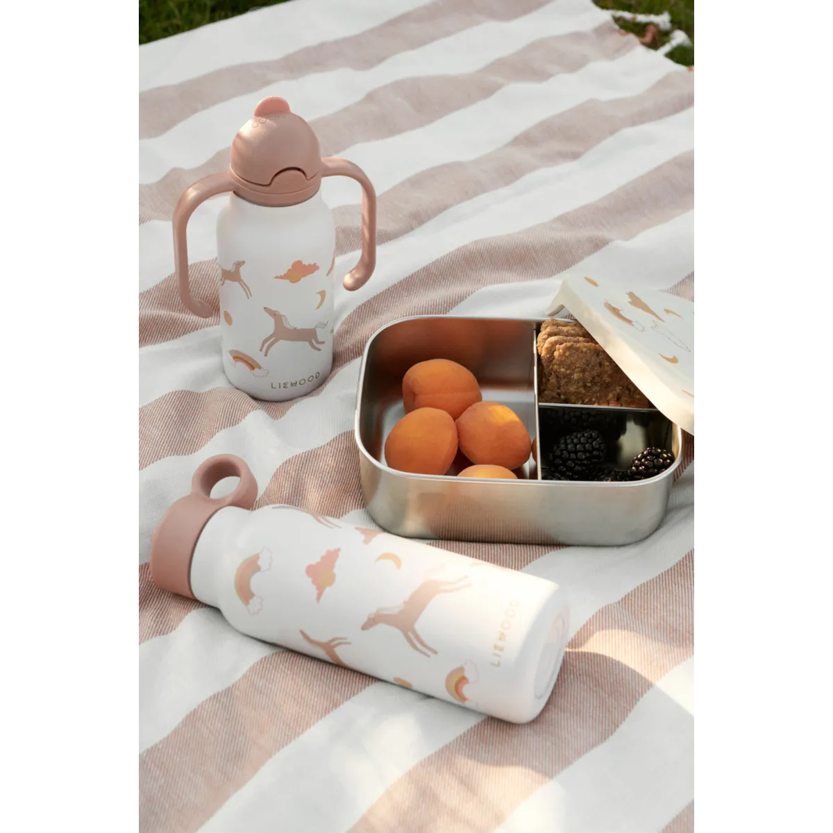 Liewood - falk water bottle - dream / ecru