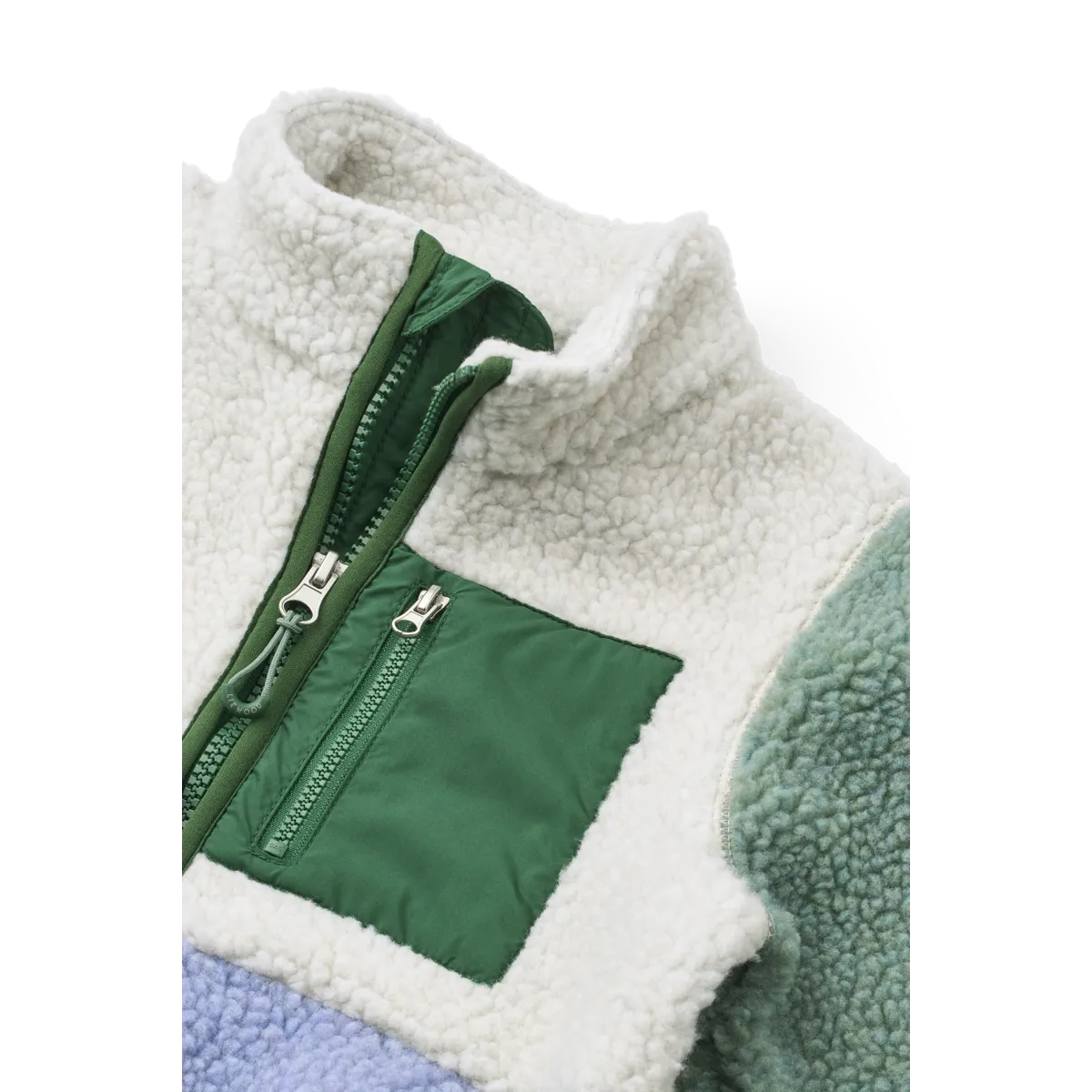 Liewood - nolan pile jacket - dusty lavender mix