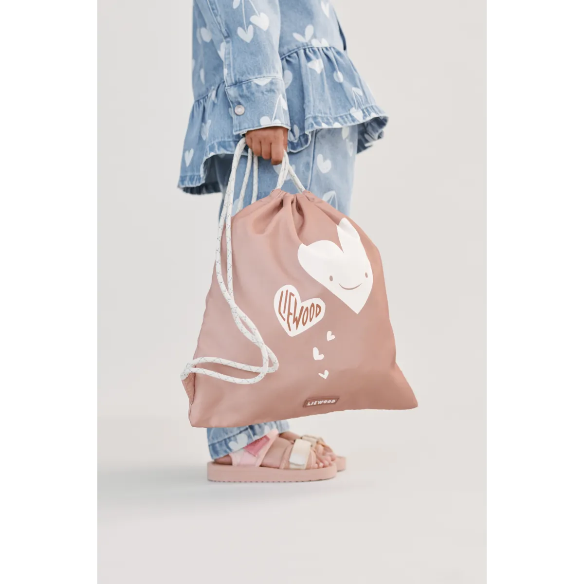 Liewood - danella zwemzak - hearts / pale tuscany