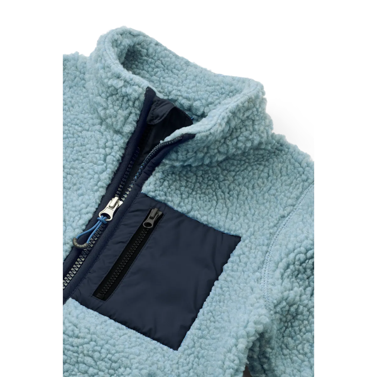 Liewood - nolan pile jacket - beach blue