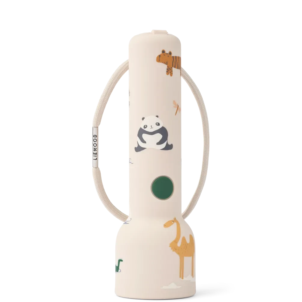 Liewood - gry printed flashlight - around the world / sandy