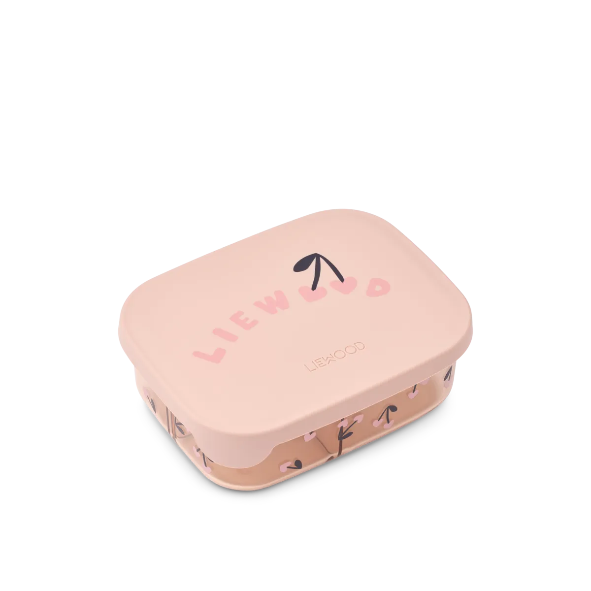 Liewood - arthur tritan lunchbox - cherry heart / rosey