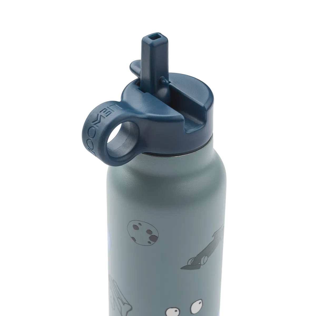 Liewood - falk water bottle - play / dusty peppermint