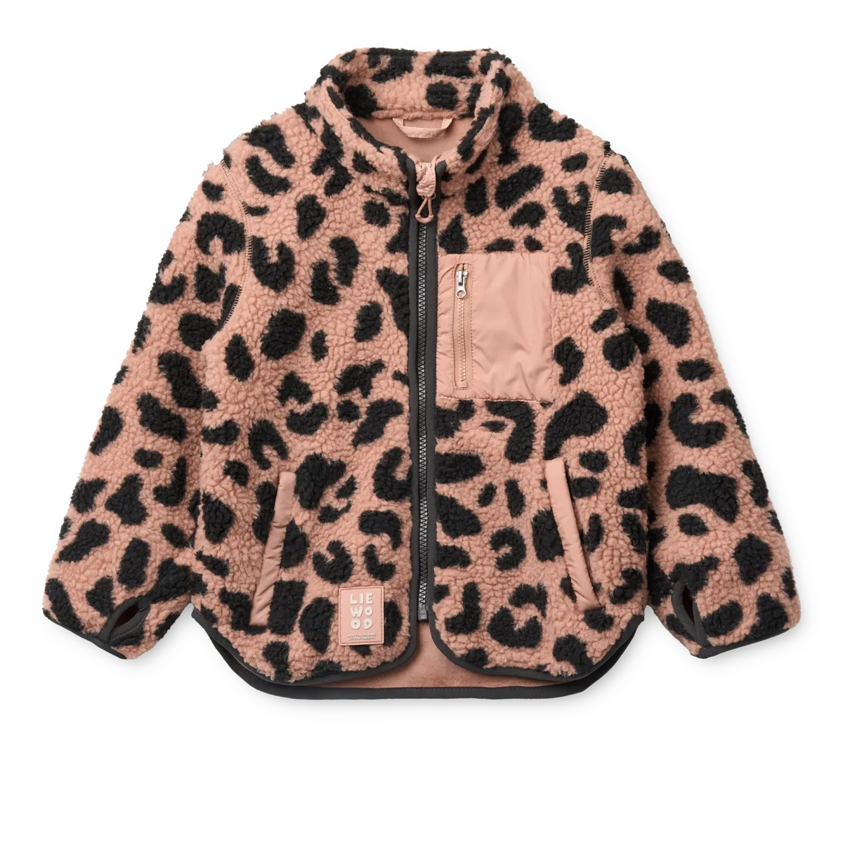 Liewood - nolan pile jacket - mega leo pale tuscany