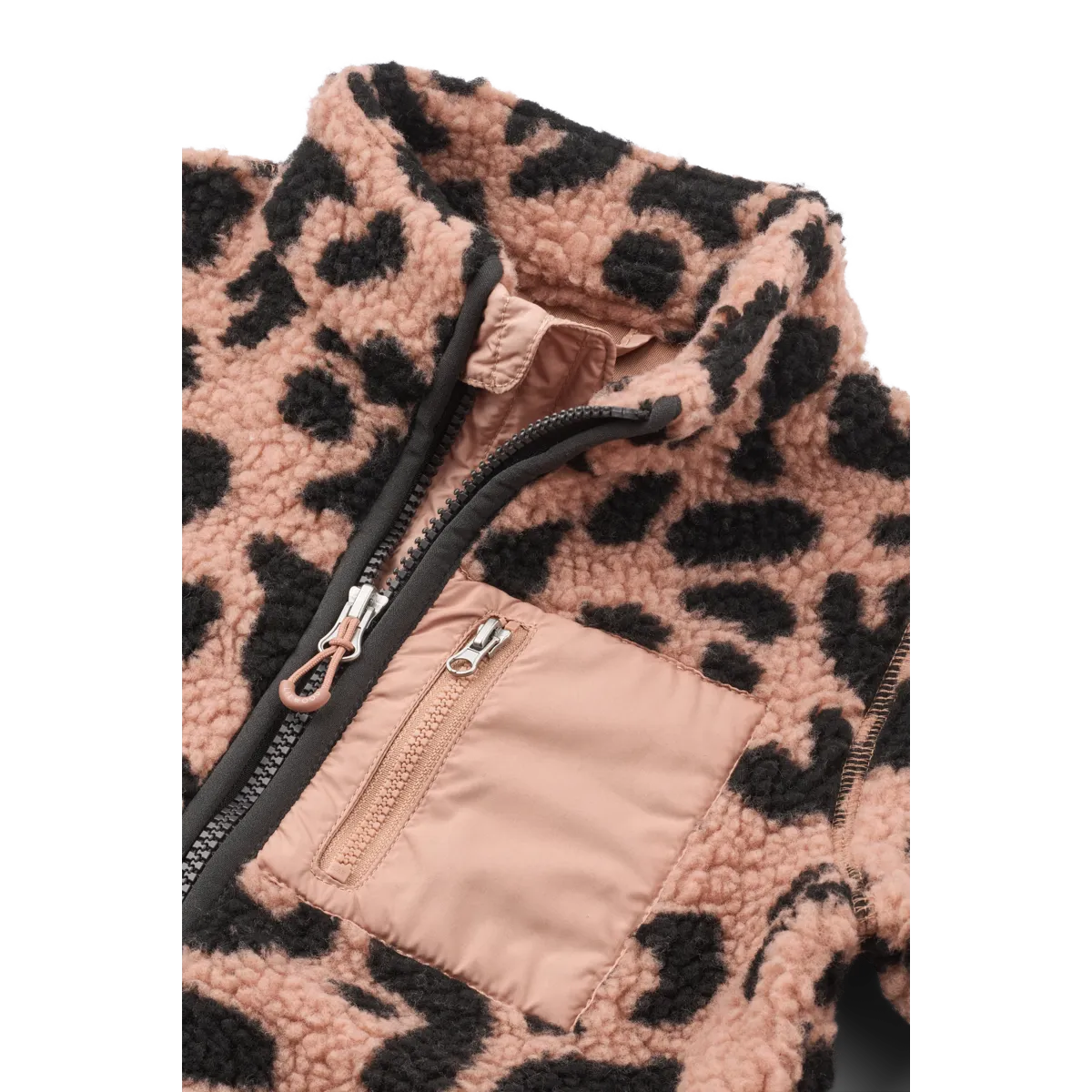 Liewood - nolan pile jacket - mega leo pale tuscany