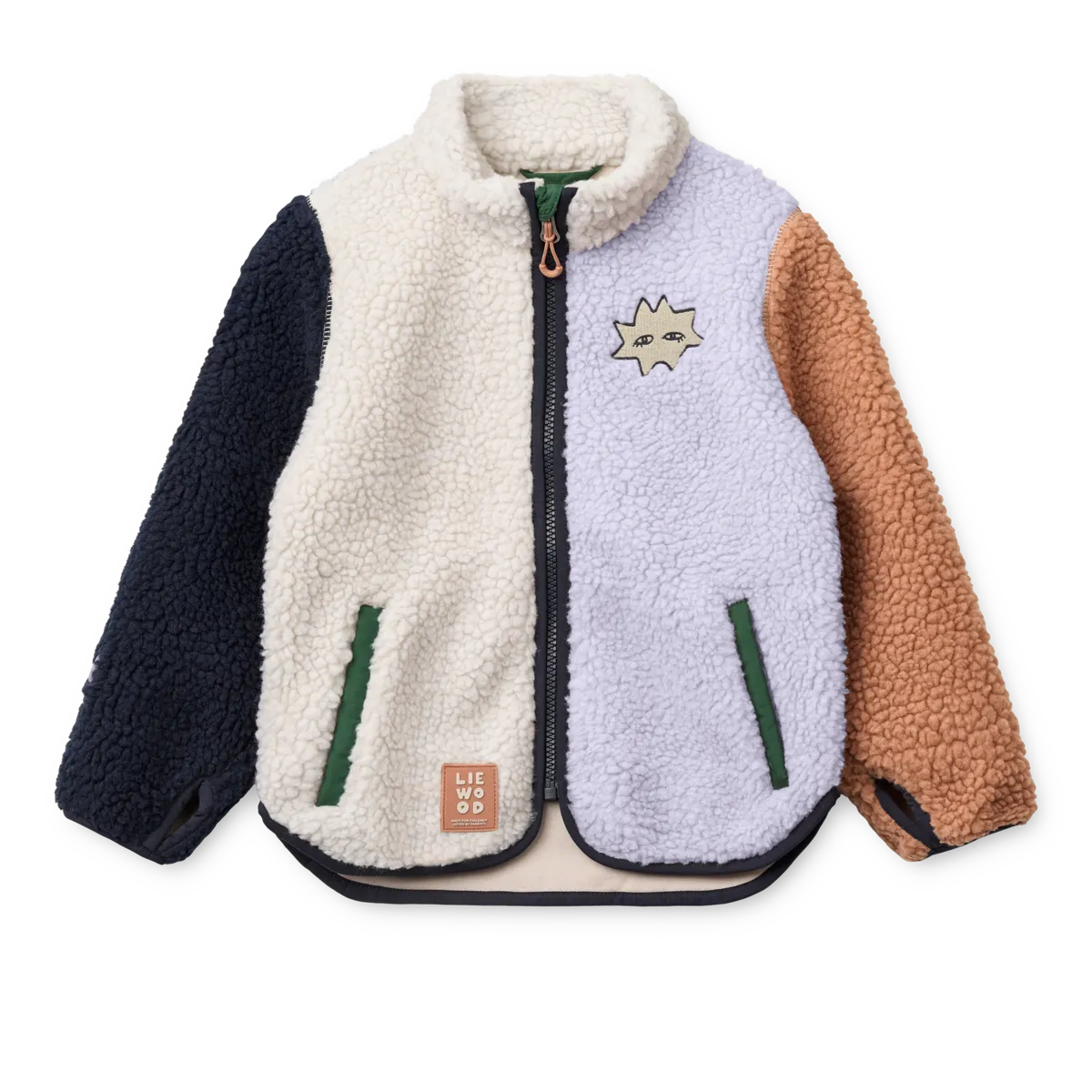 Liewood - nolan pile jacket - mood multi mix