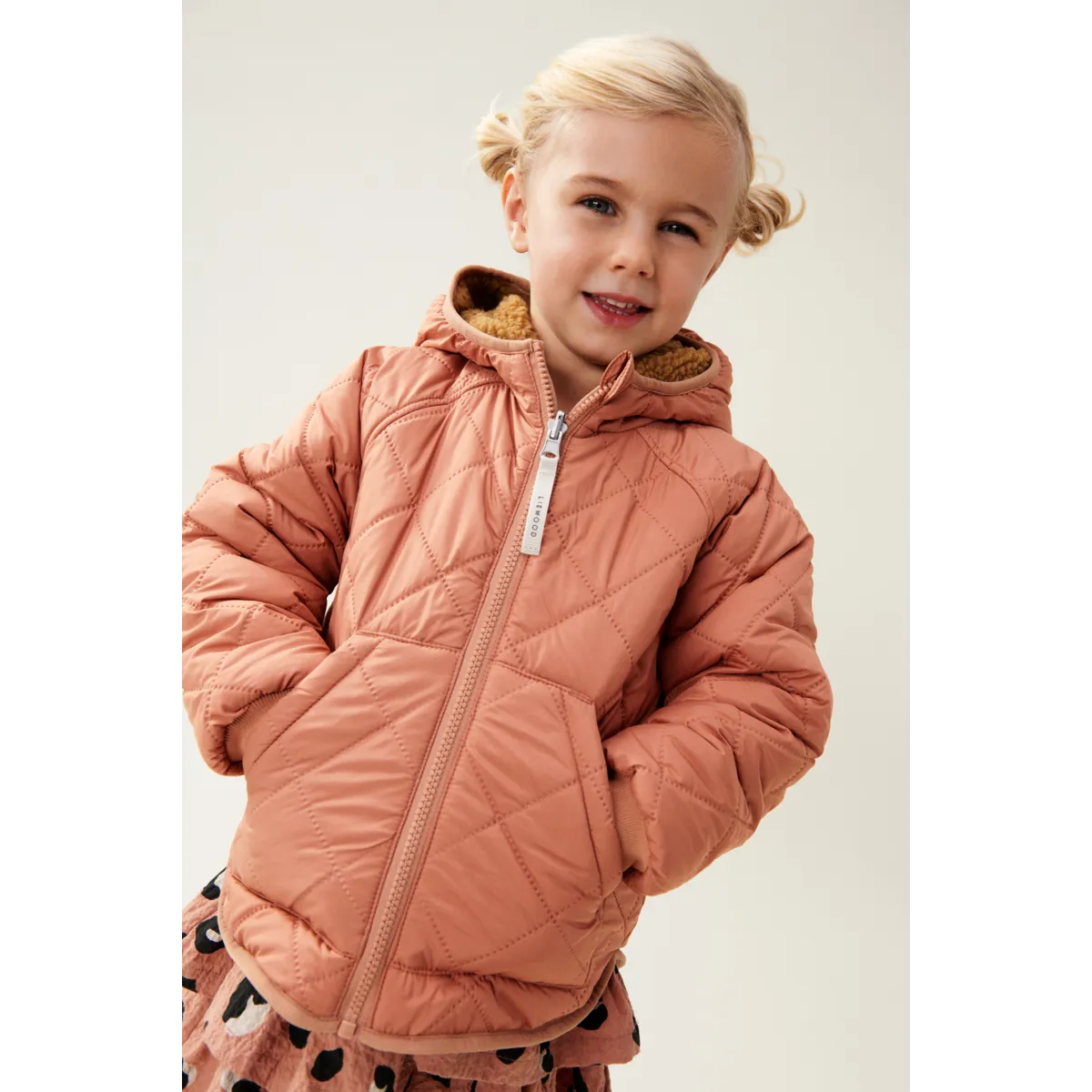 Liewood - jackson reversible jacket - tuscany rose mix