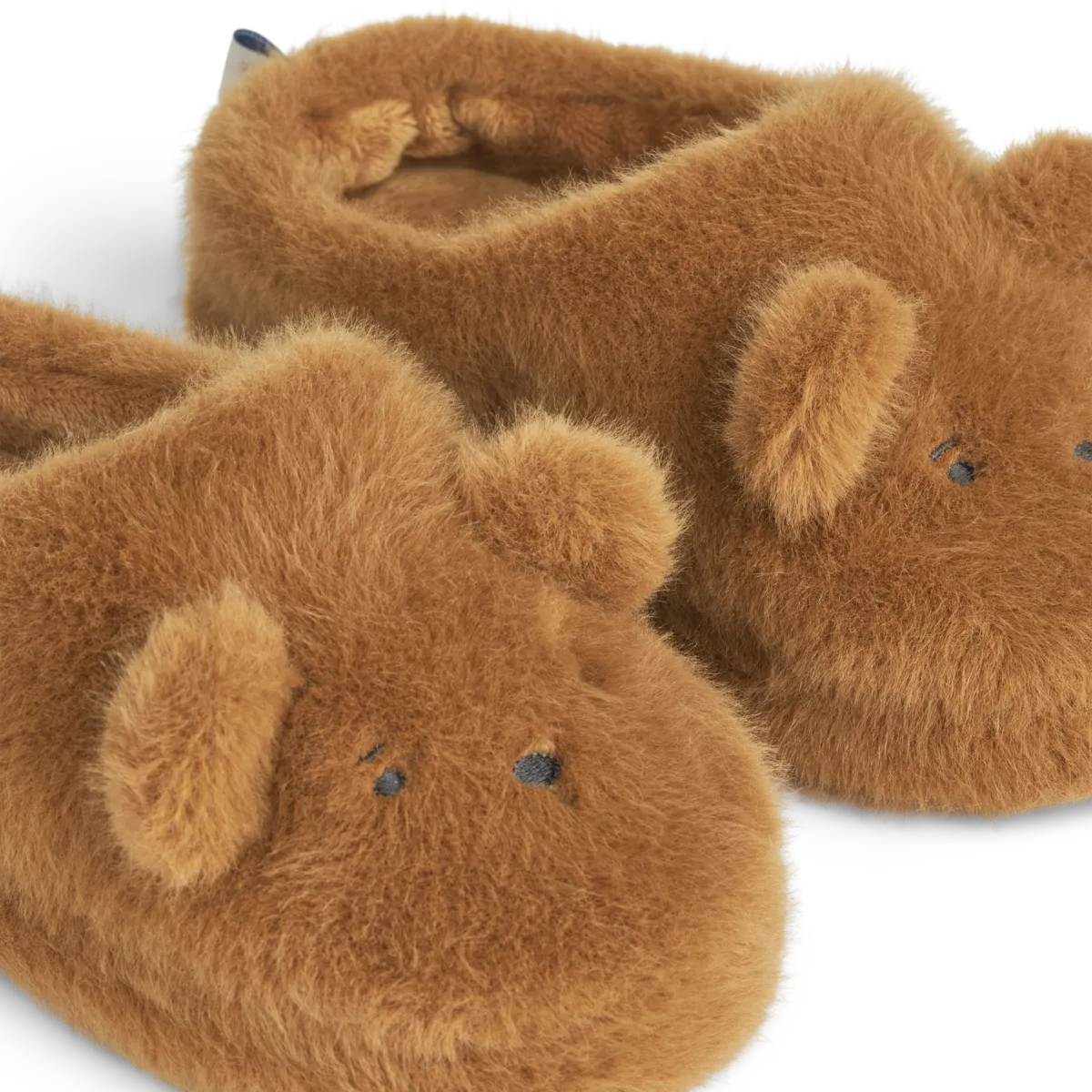 Liewood - aviaja bear slippers - golden caramel