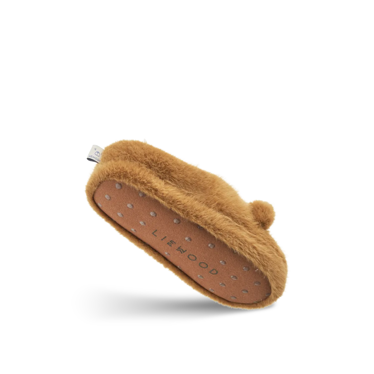 Liewood - aviaja bear slippers - golden caramel