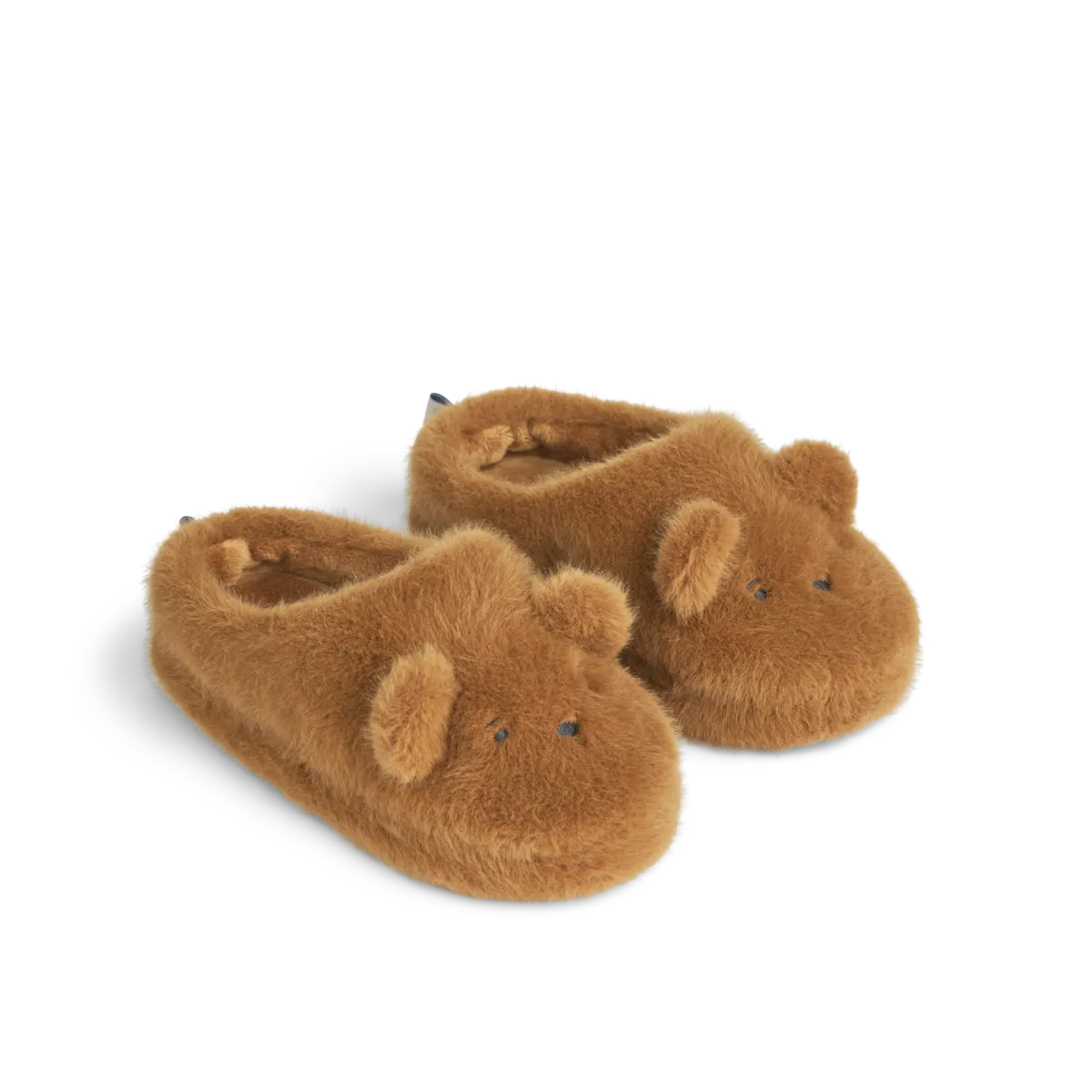 Liewood - aviaja bear slippers - golden caramel