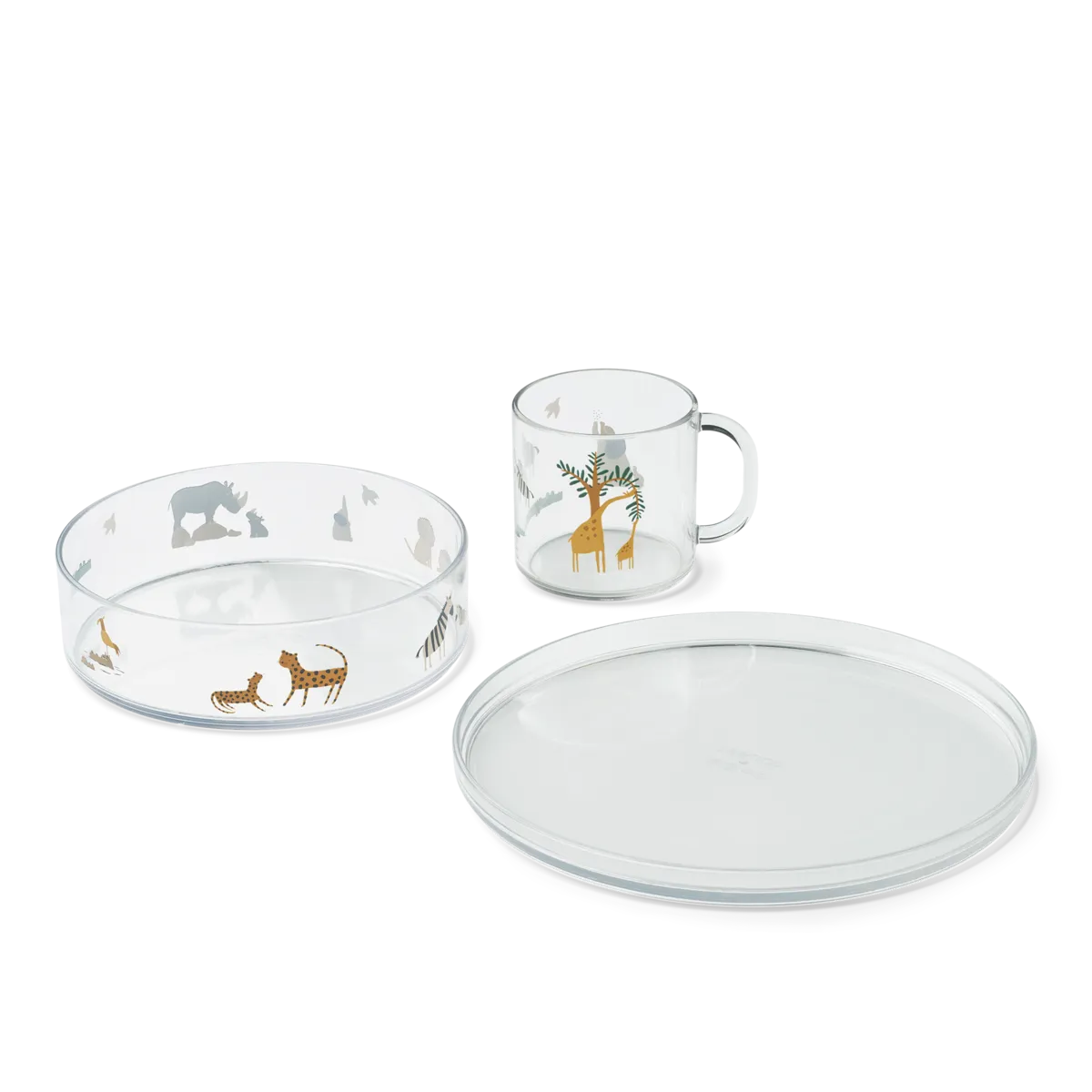 Liewood - siva tritan tableware set - all together / sandy