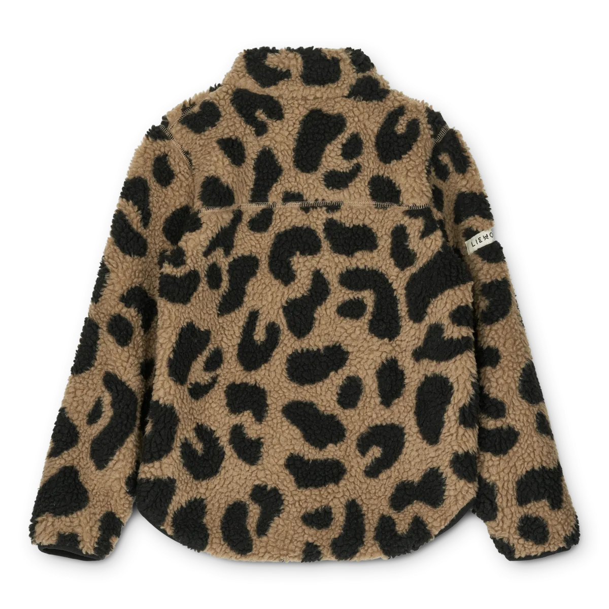 Liewood - nolan pile jacket - mega leo / oat mix