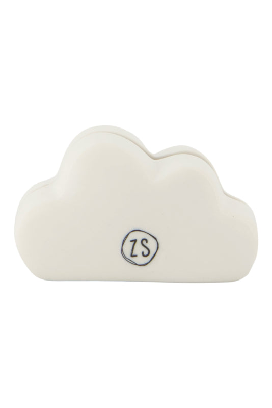 Zusss - kaartenstandaard keramiek wolk - wit