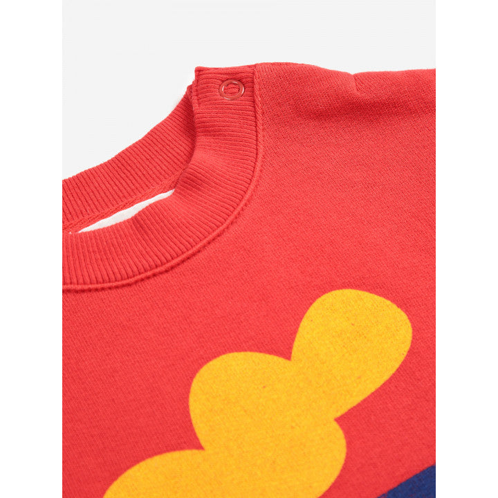 Bobo Choses - choo choo sweatshirt - red